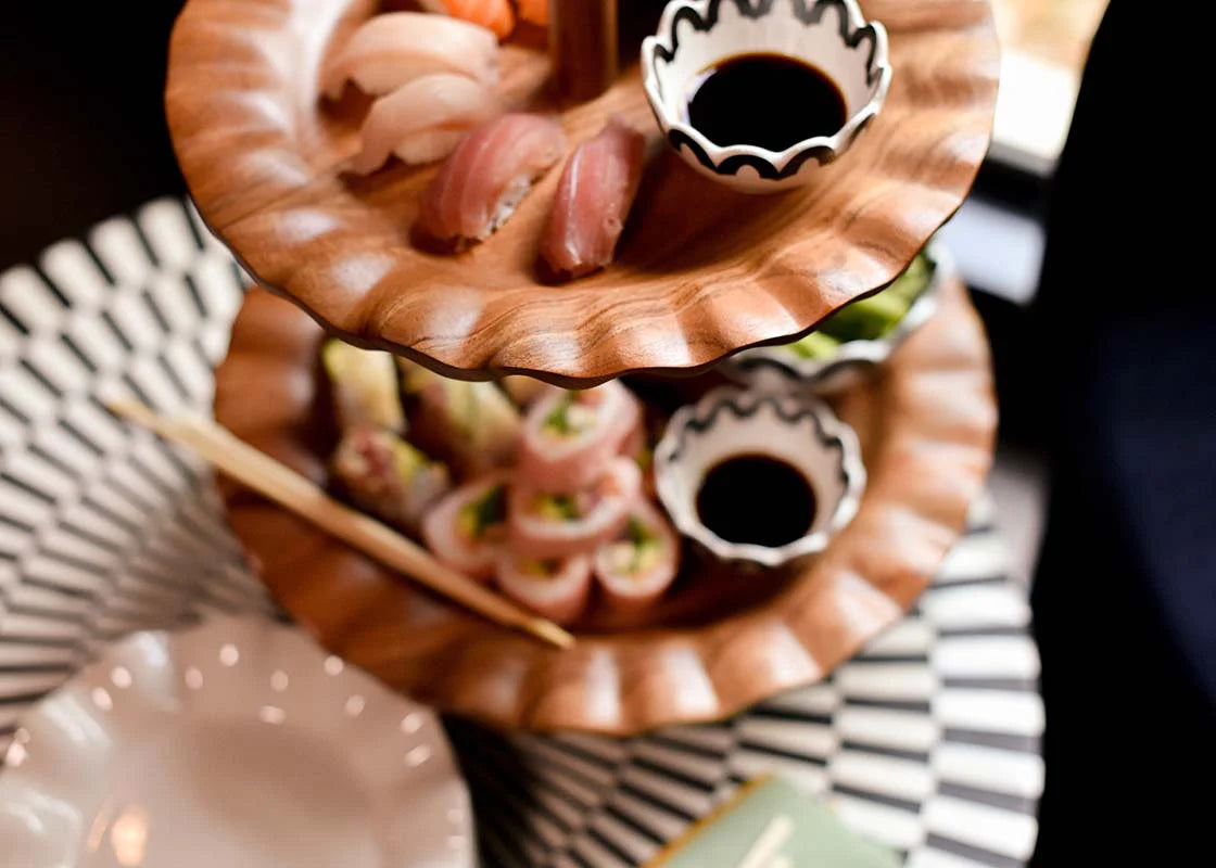 FUNDAMENTAL WOOD 3-TIERED STAND