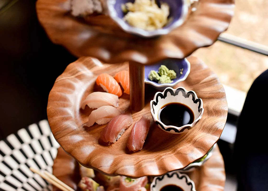 FUNDAMENTAL WOOD 3-TIERED STAND