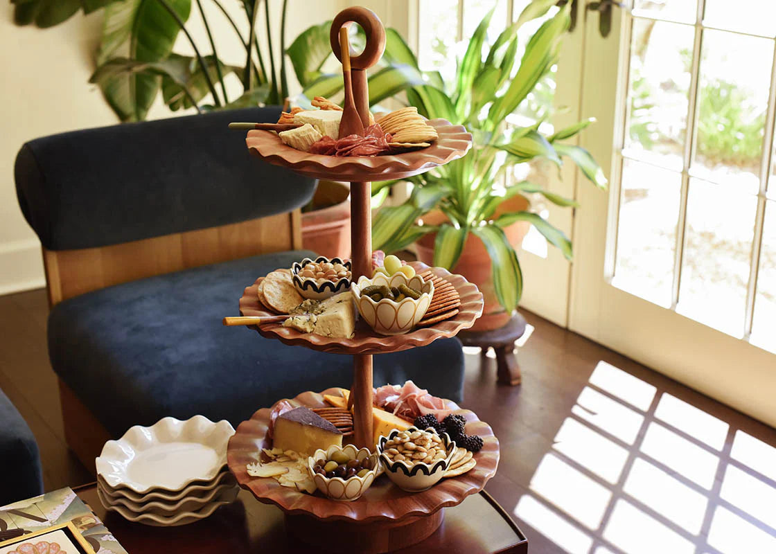 FUNDAMENTAL WOOD 3-TIERED STAND