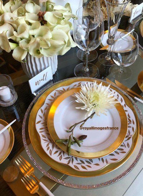 Recamier Danielle Gold Dessert Plate