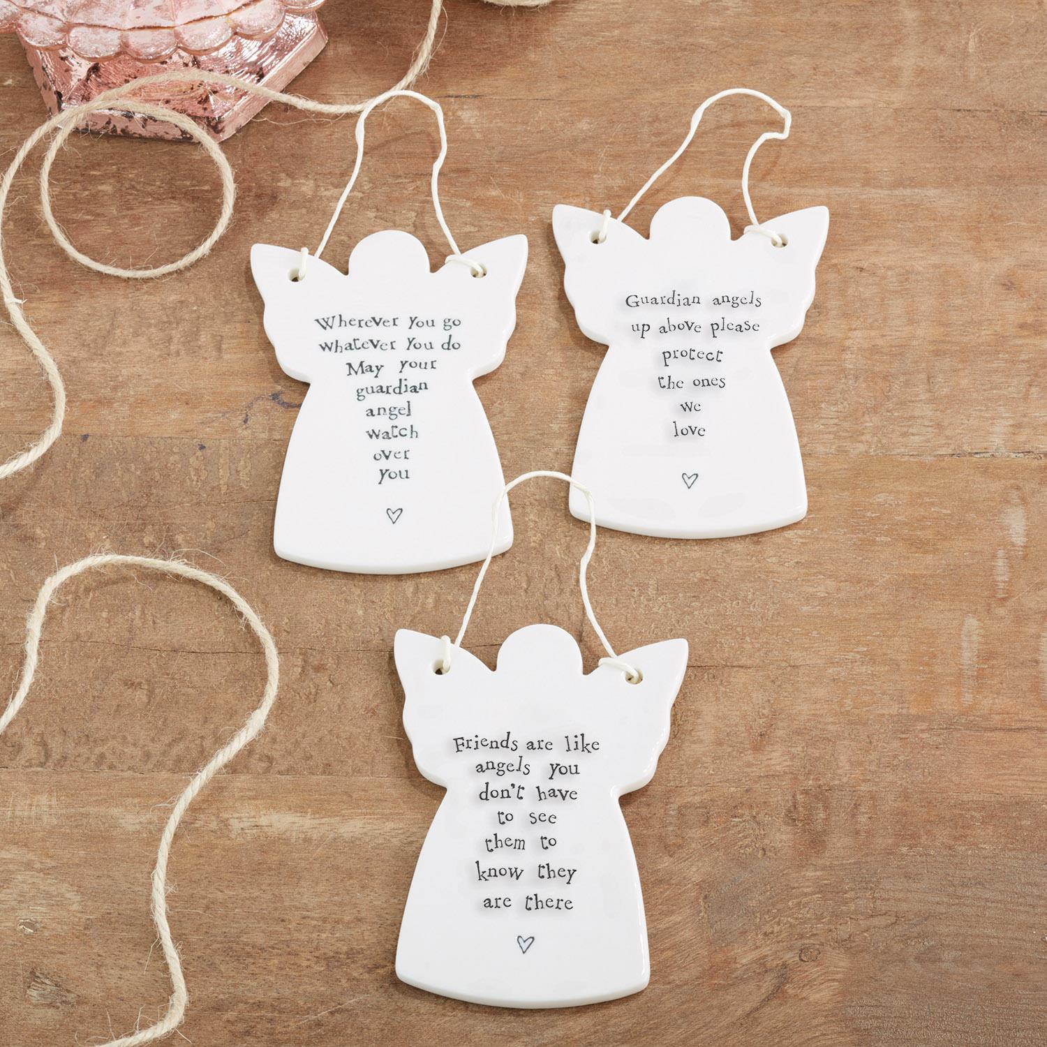 Angel Shaped Heart Ornament