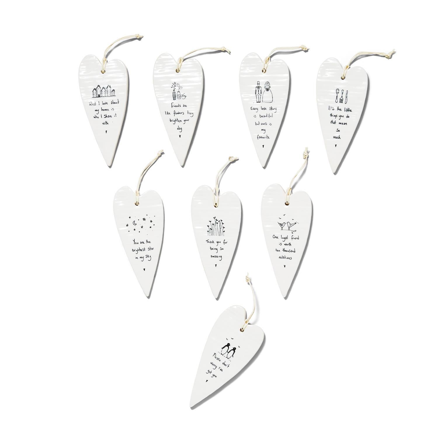 You are the Brightest Star Heart Tag