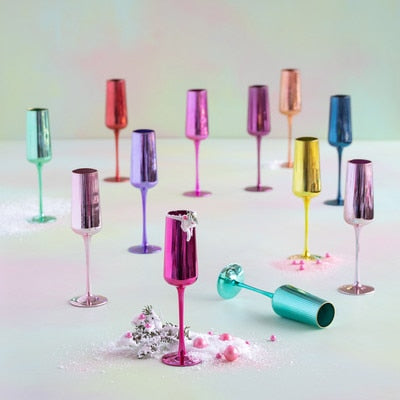 Green Rainbow Reflective Flute