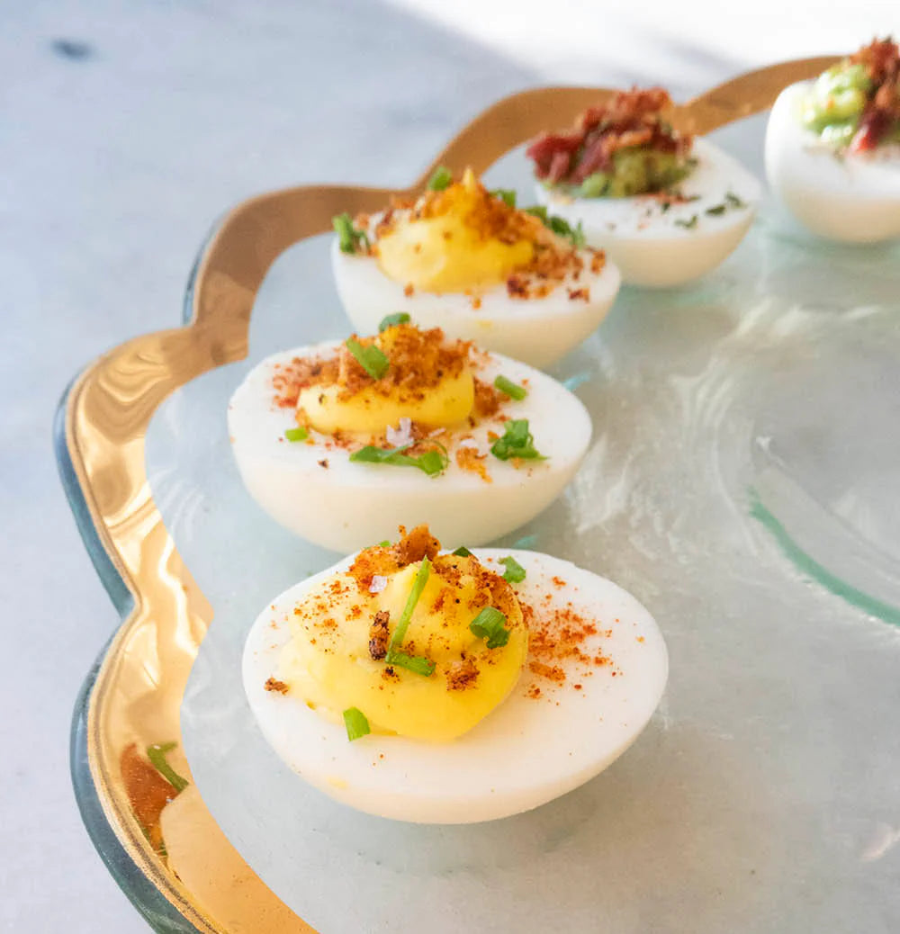 Roman Antique Deviled Egg Platter