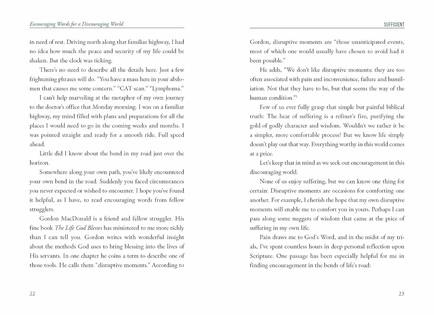 Book pages with text on a white background
