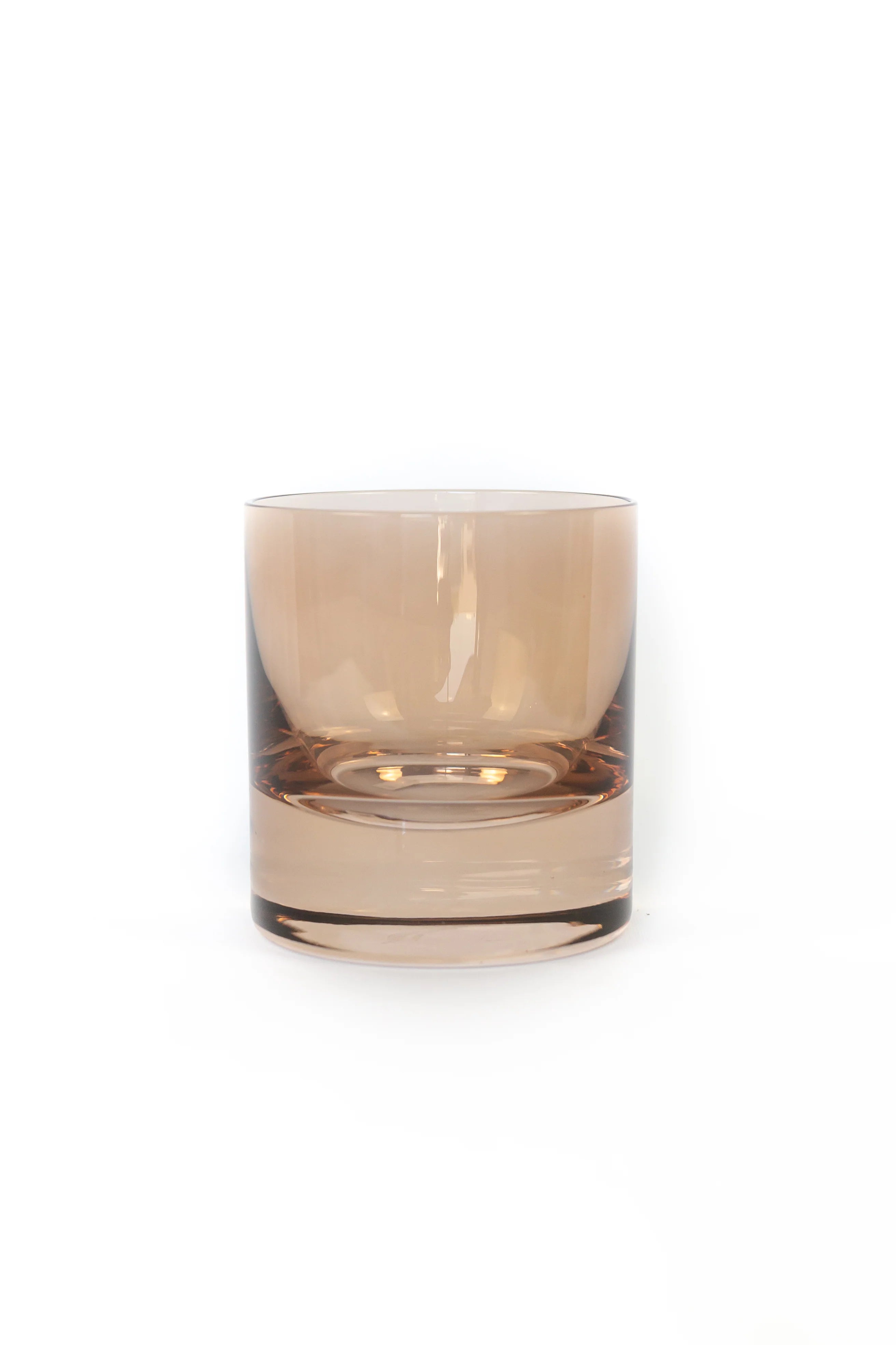 Estelle Rocks Glass - Single - Amber Smoke