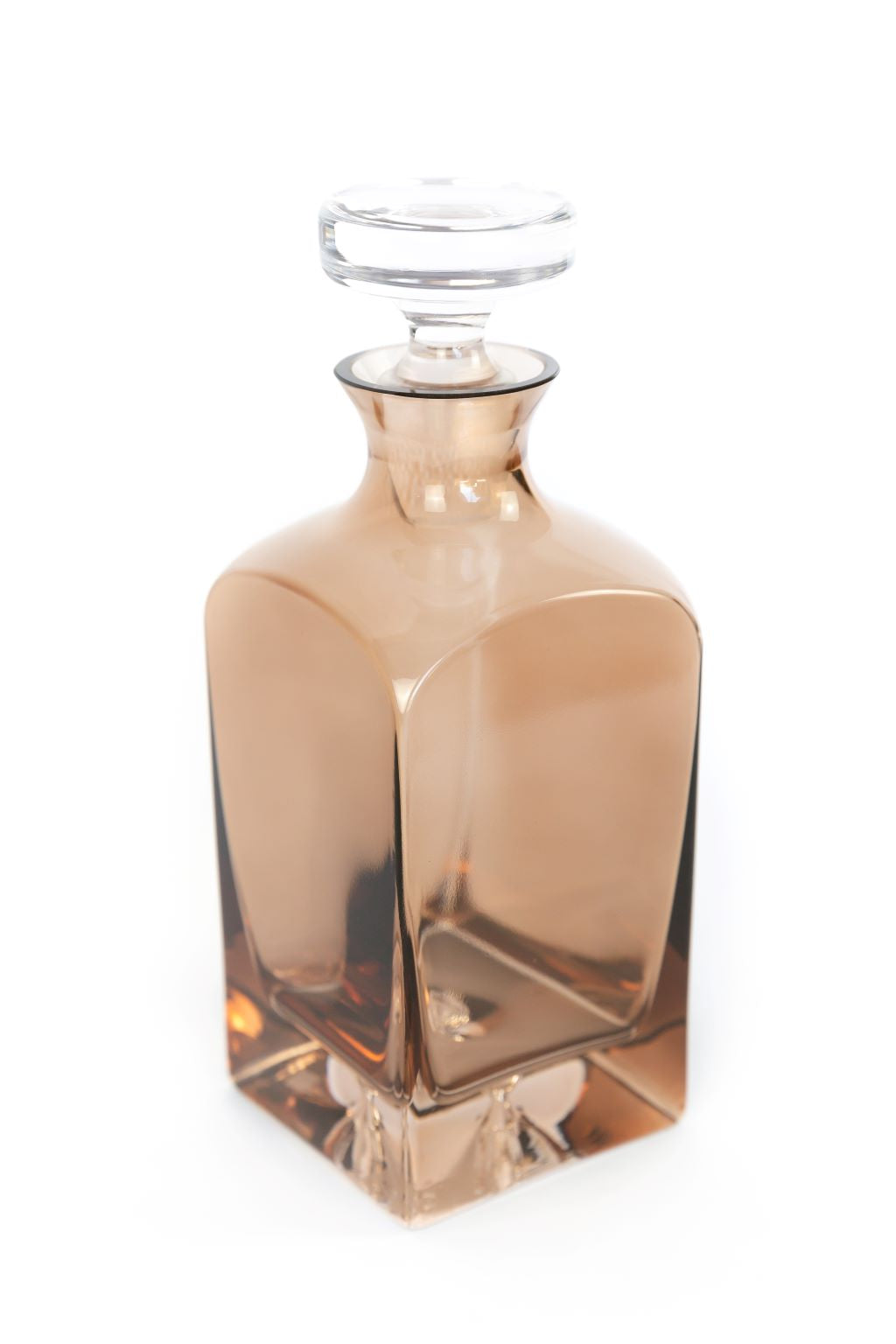 Estelle Colored Decanter-Heritage {Amber Smoke}