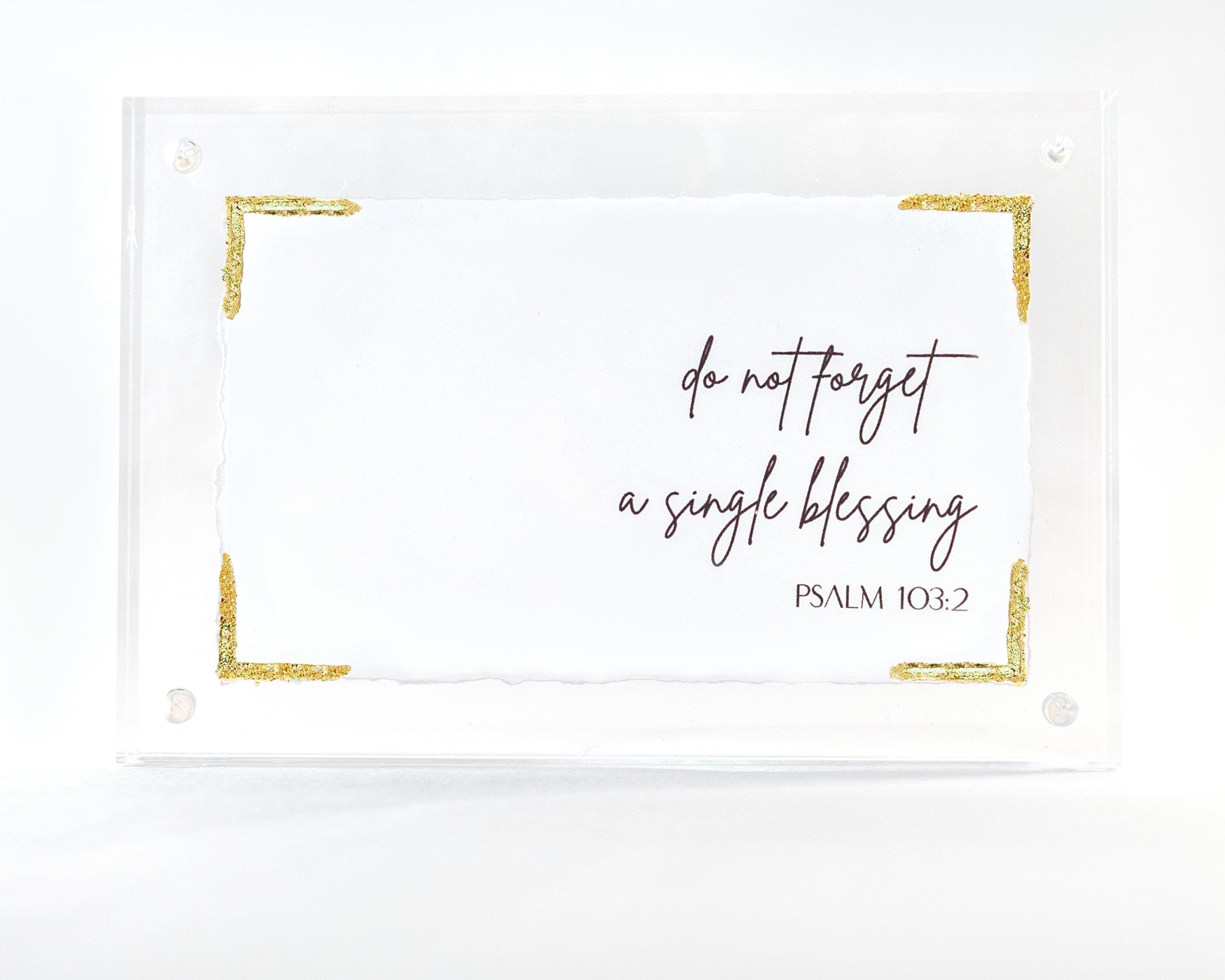 4x6 Acrylic Message Block