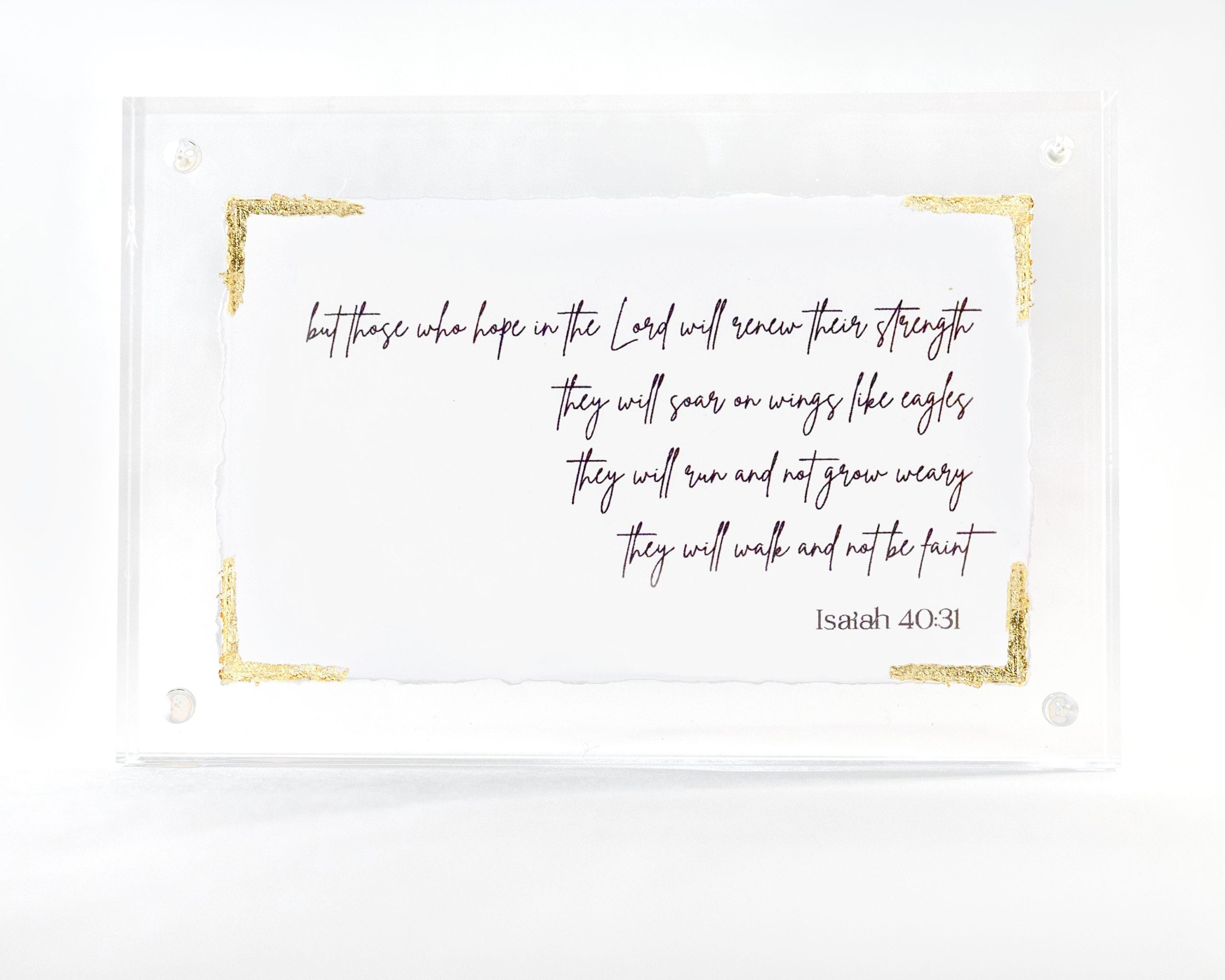 4x6 Acrylic Message Block