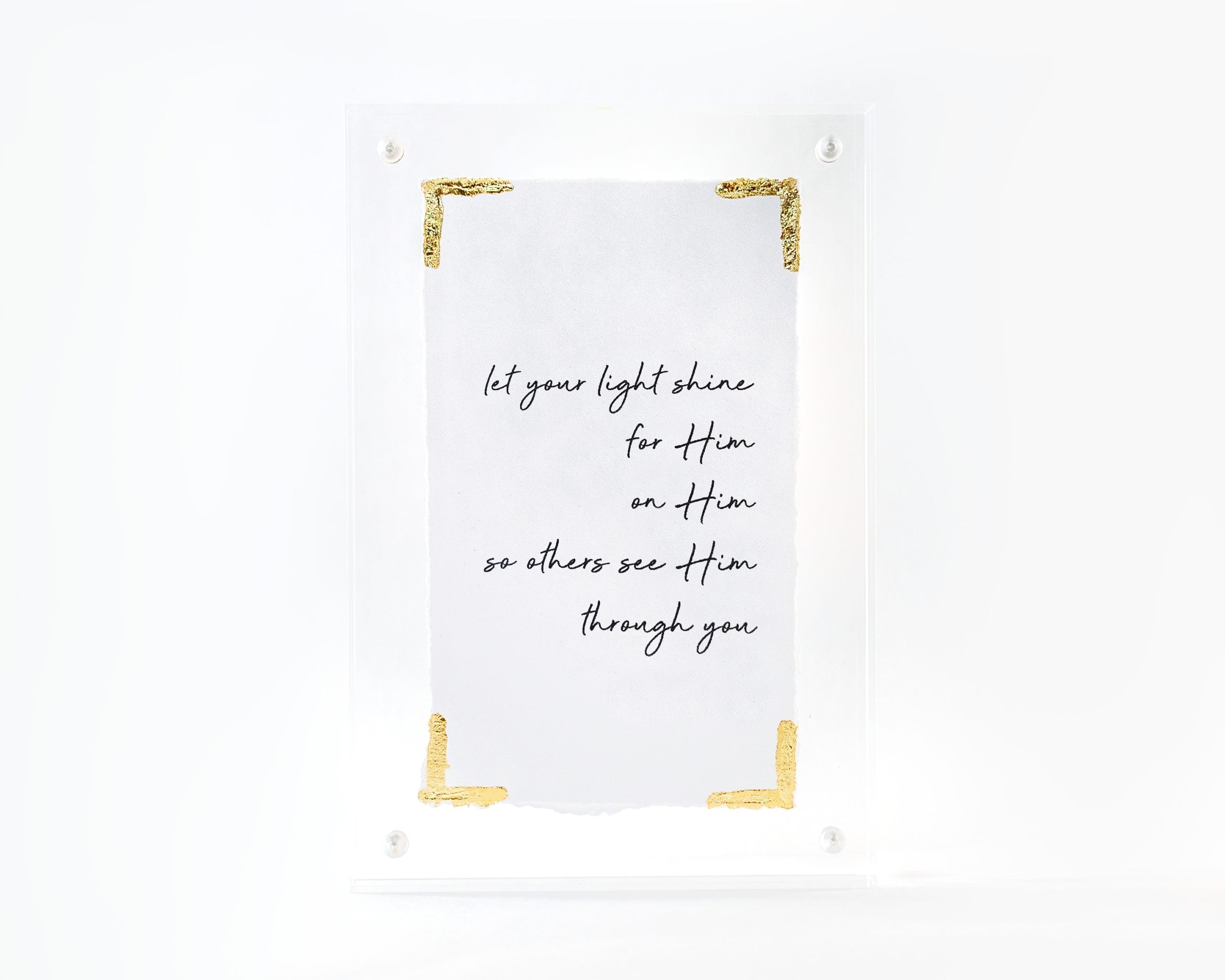4x6 Acrylic Message Block