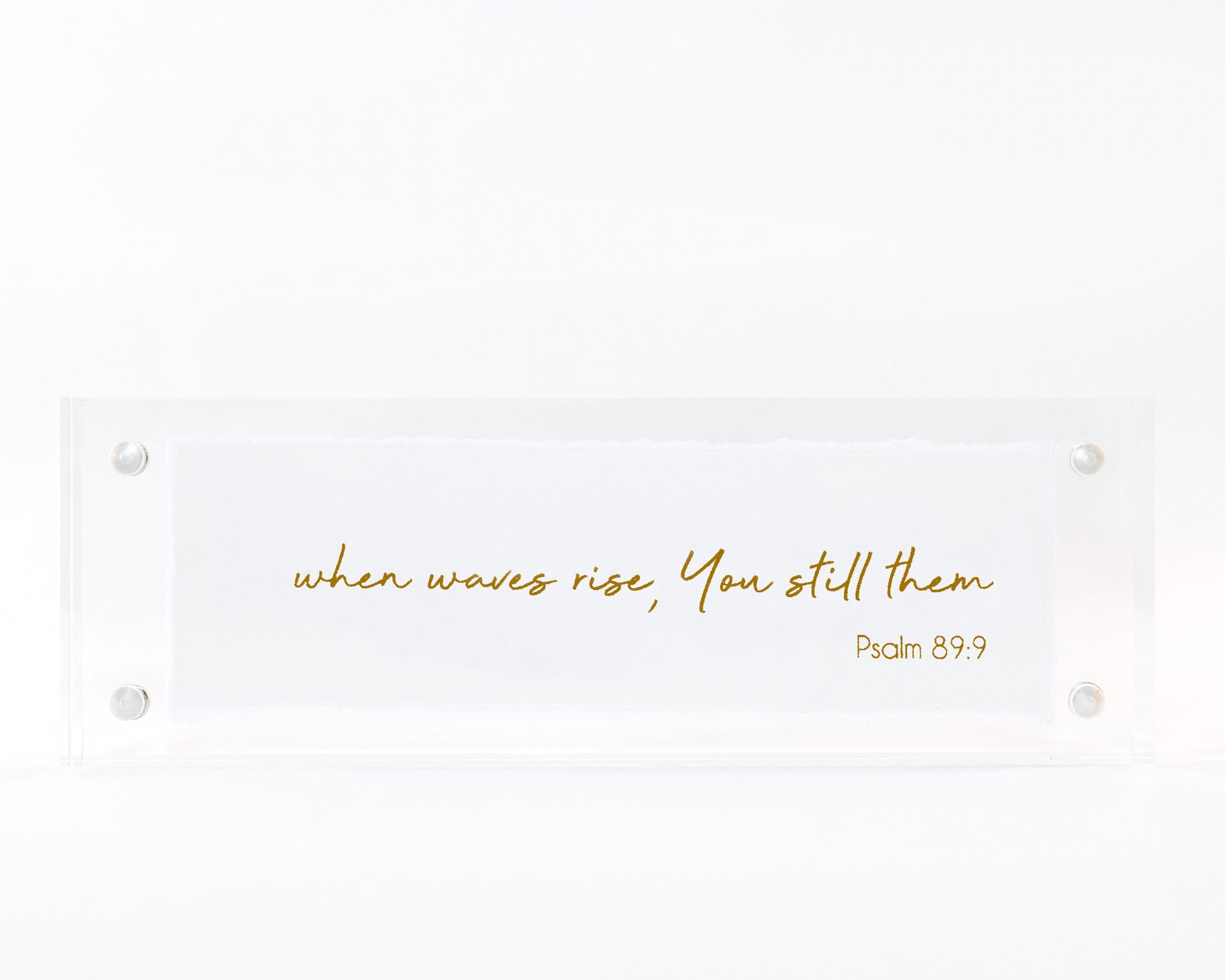 2x6 Acrylic Message Block
