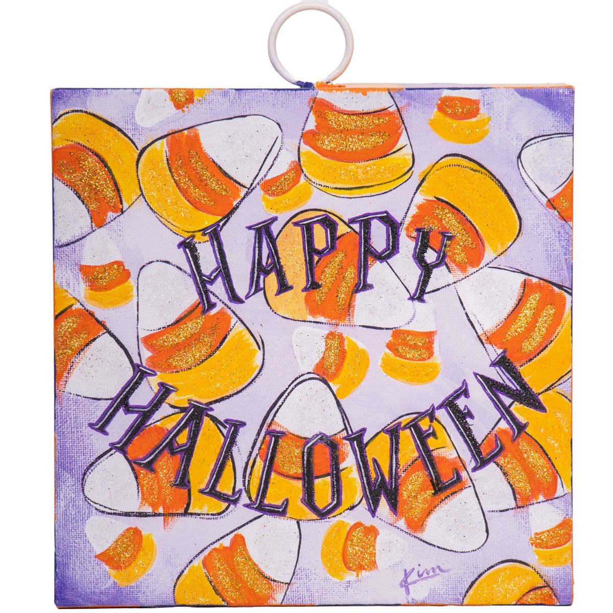 Happy Halloween Candy Corn Mini Art