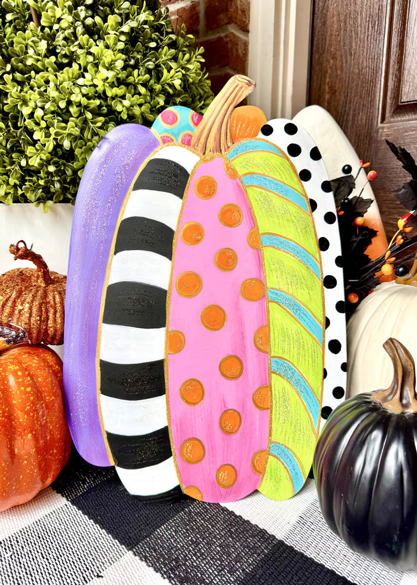 Party Pumpkin Tall Stake