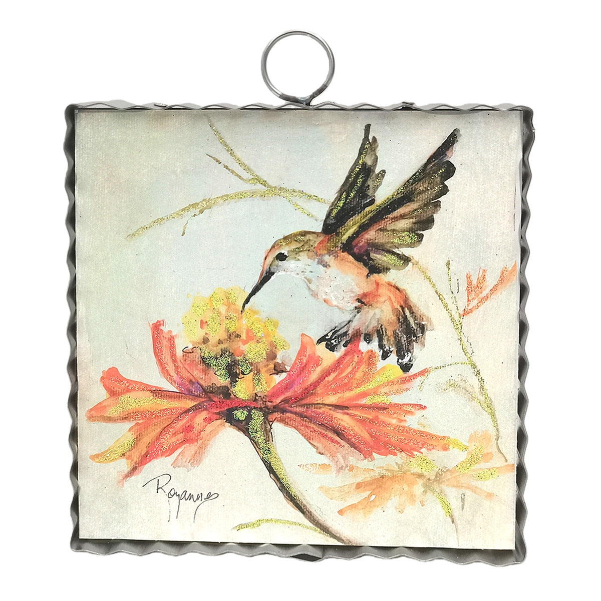 Fall Hummingbird Mini Art