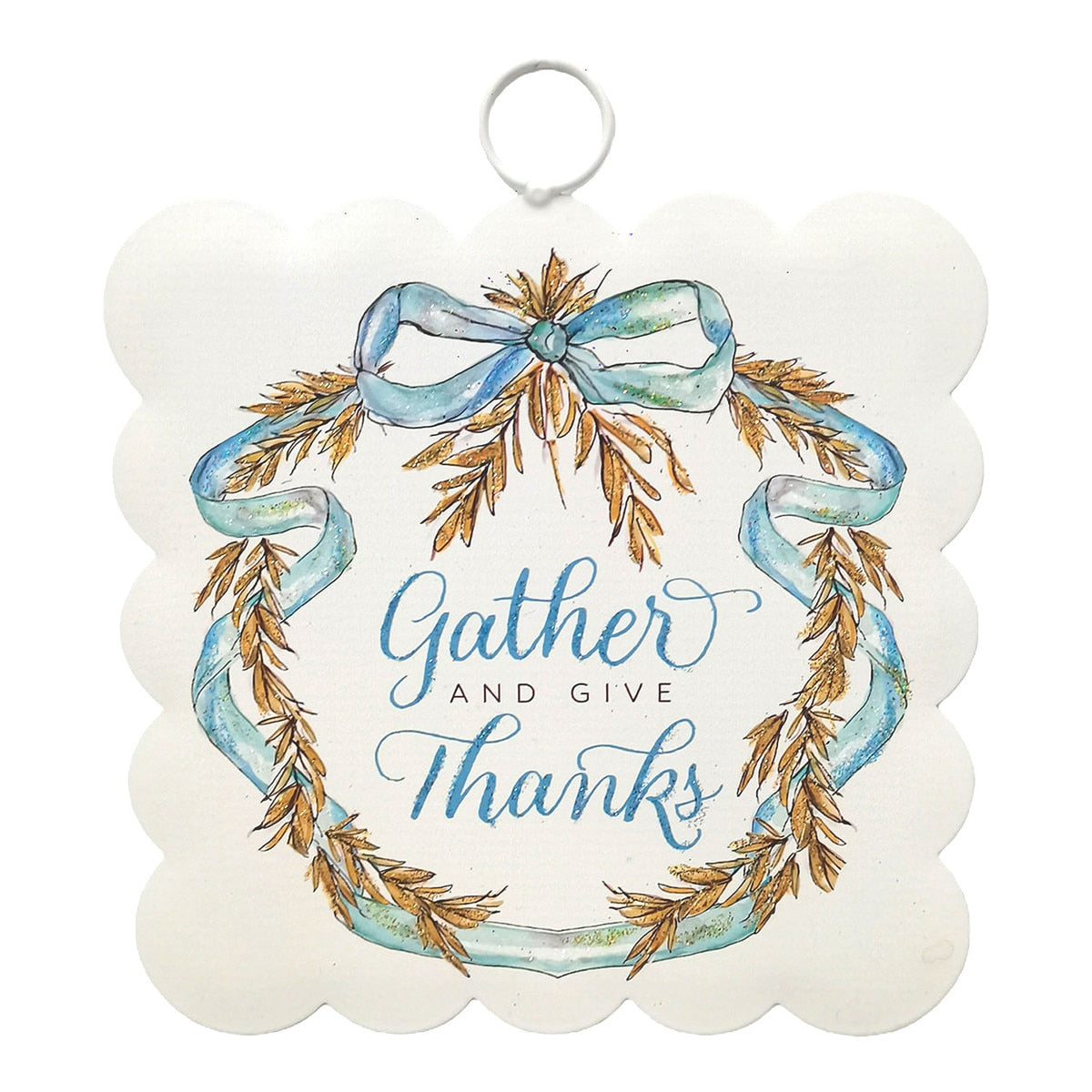 Wheat Gather Mini Scallop Art