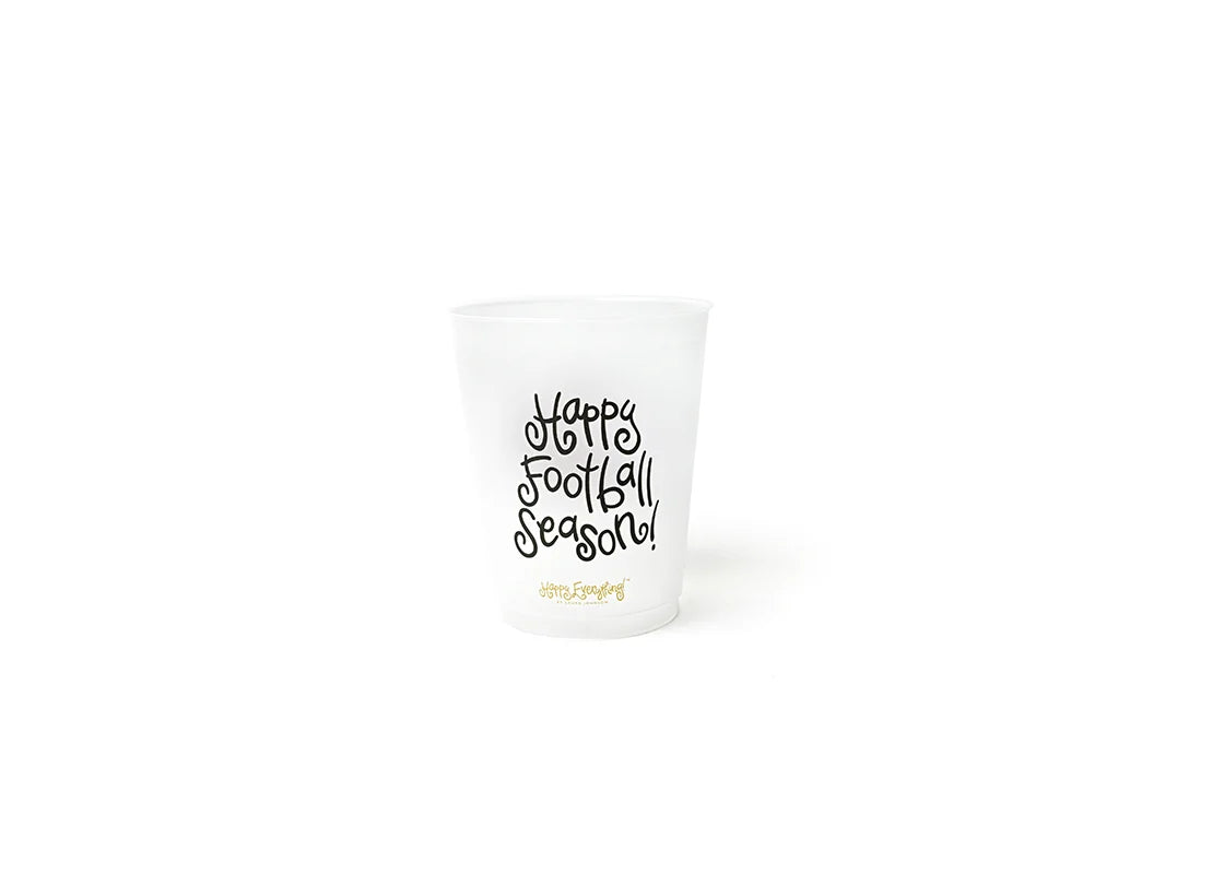 Football Frosted Cups Set of 10