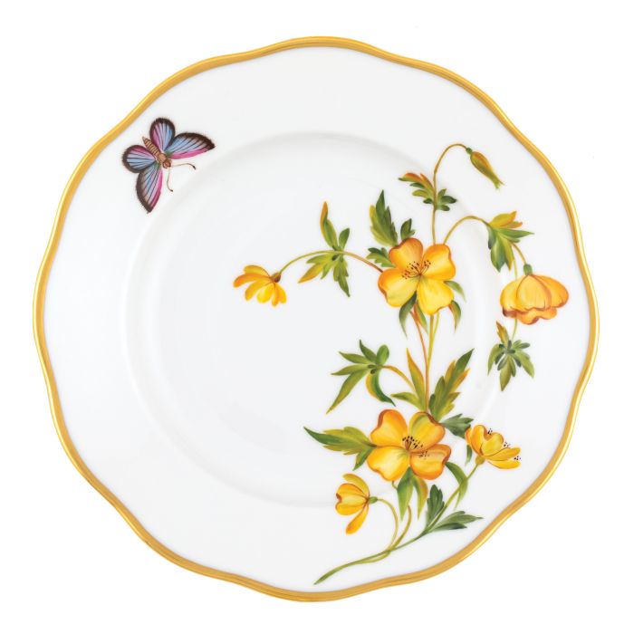 American Wildflowers - Evening Primrose Salad Plate