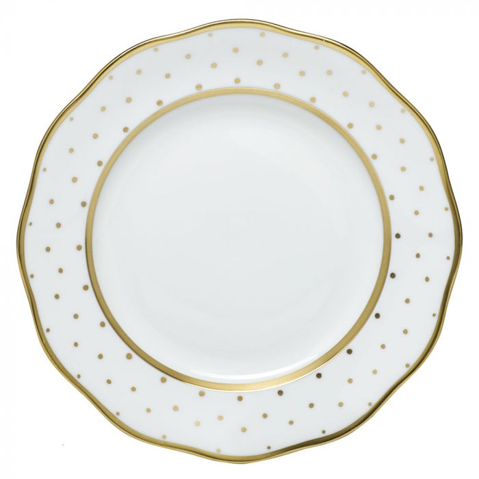Dessert Plate - Gold Connect the Dots