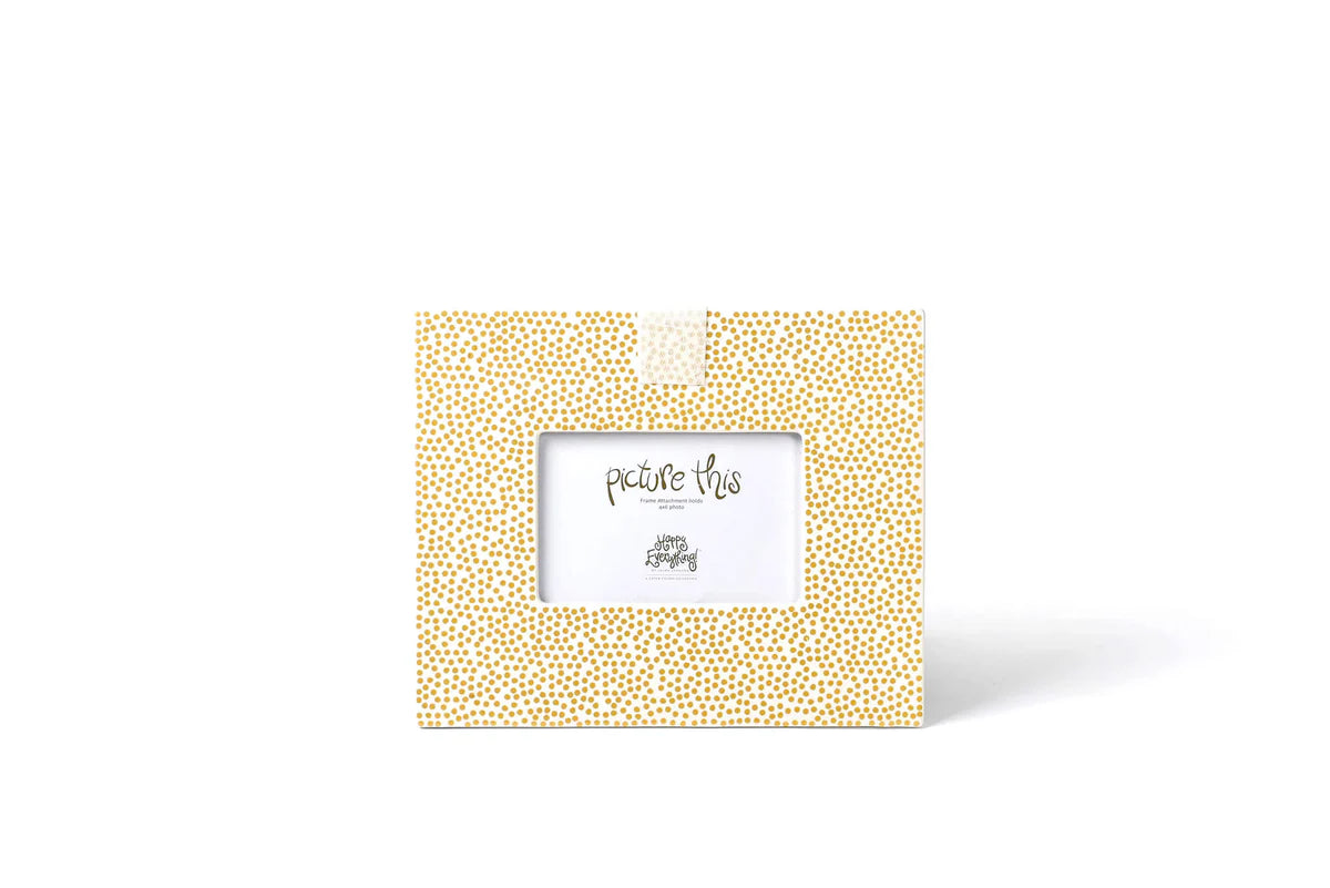 Gold Small Dot Small Mini Rectangle Frame