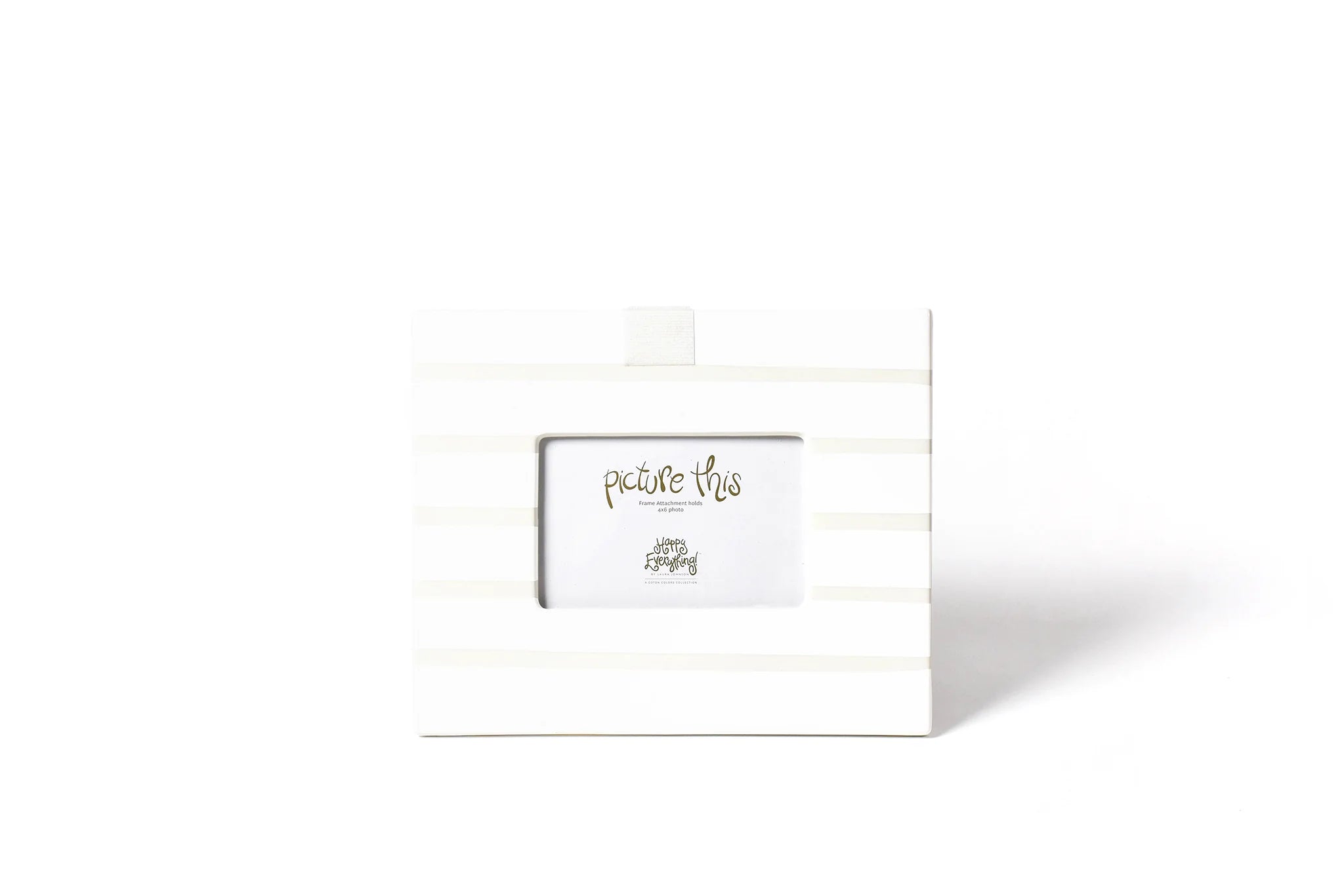 WHITE STRIPE MINI RECTANGULAR FRAME