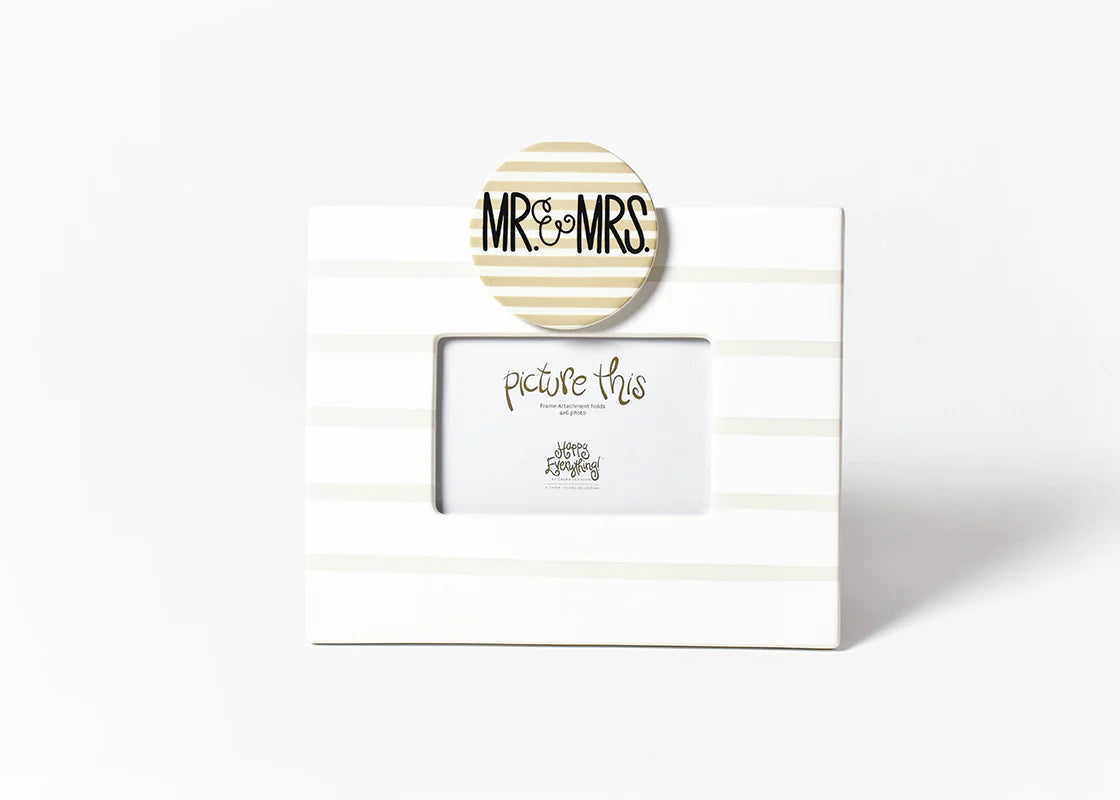 WHITE STRIPE MINI RECTANGULAR FRAME