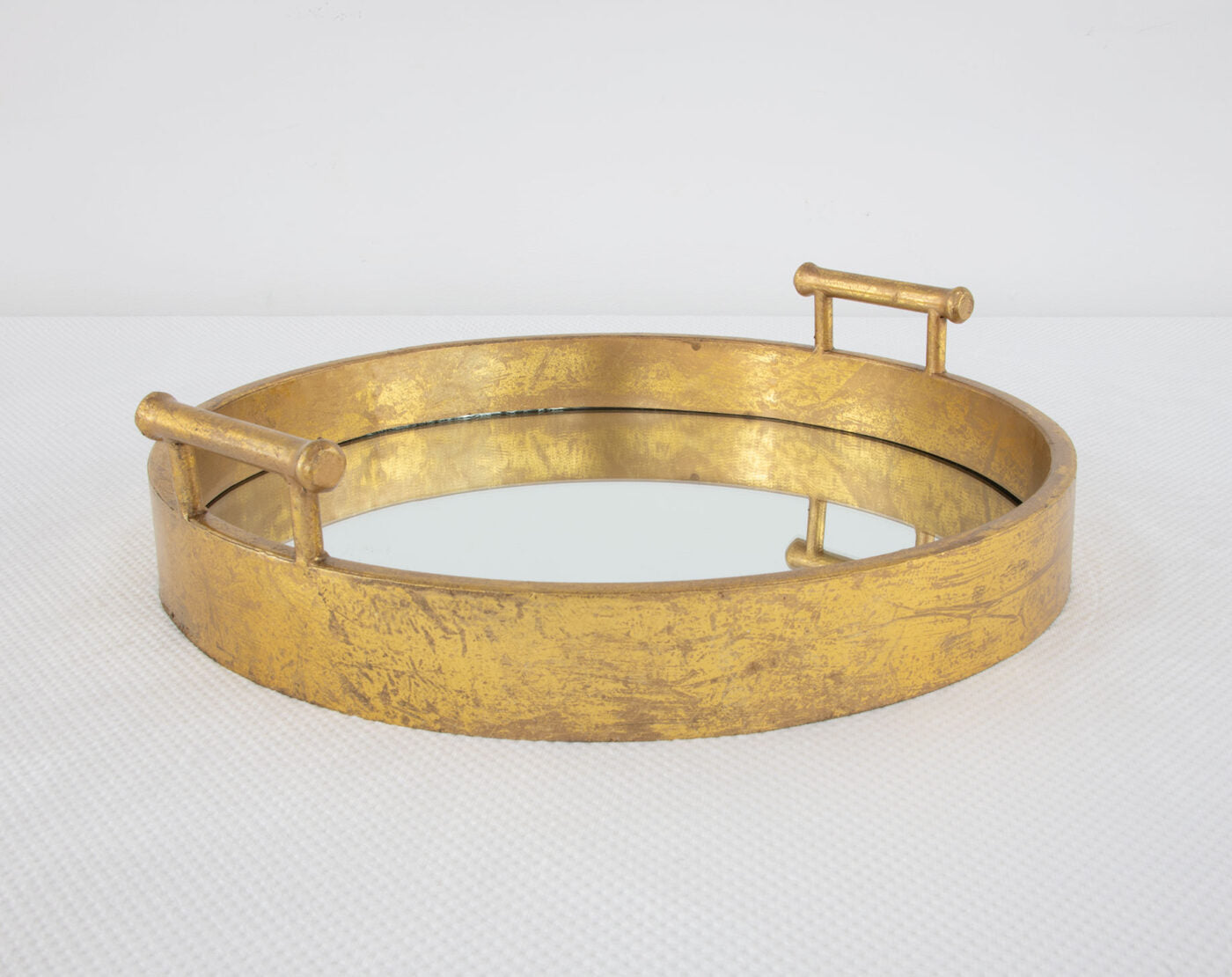 Gold Deep Round Tray