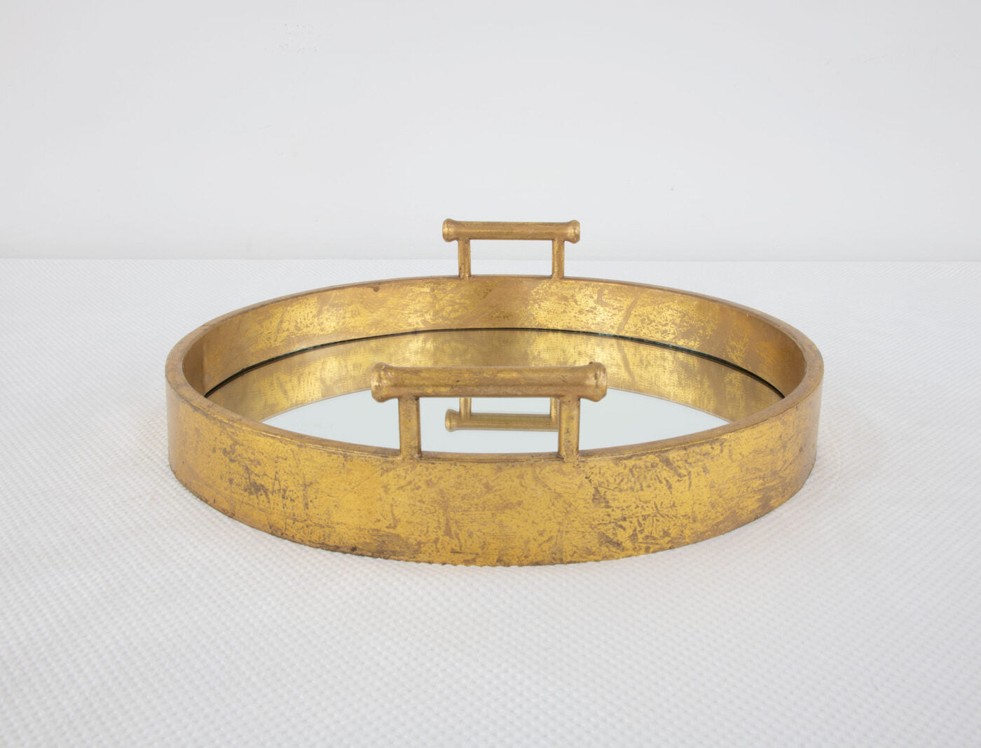Gold Deep Round Tray