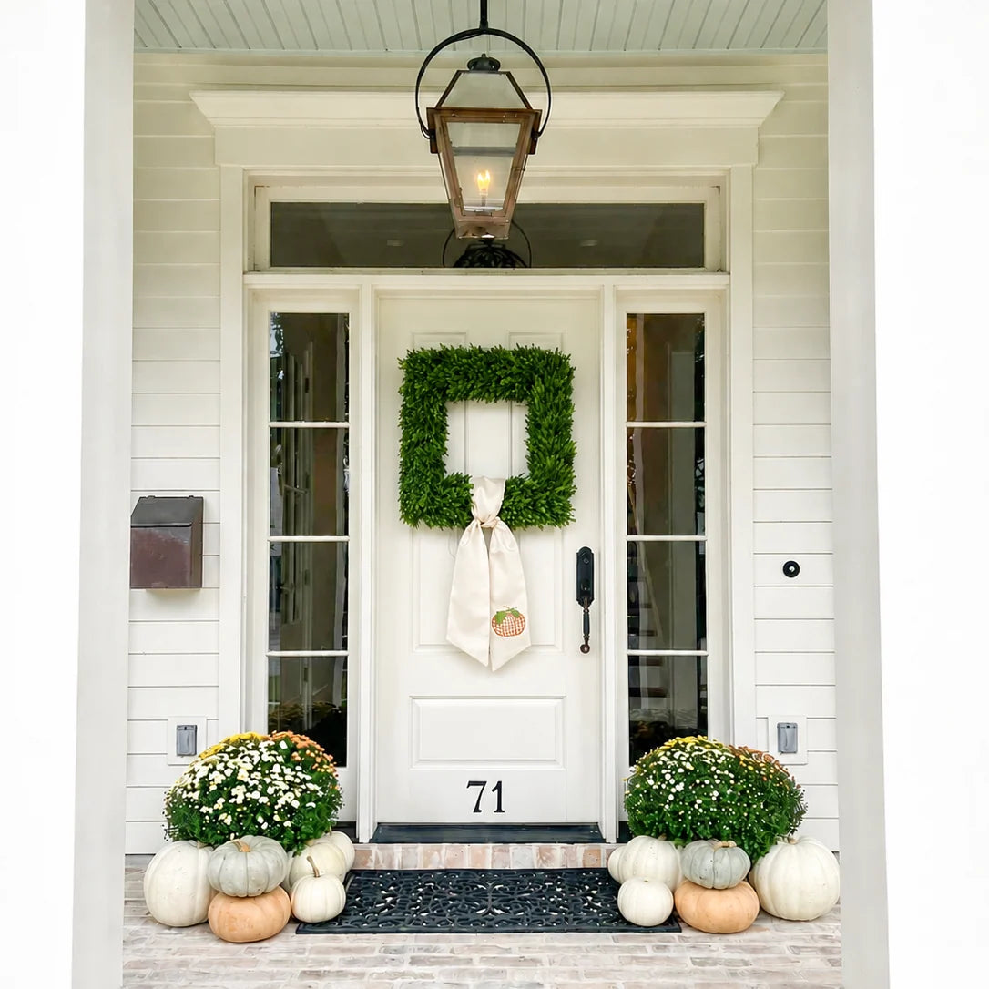 Pumpkin Wreath Sash
