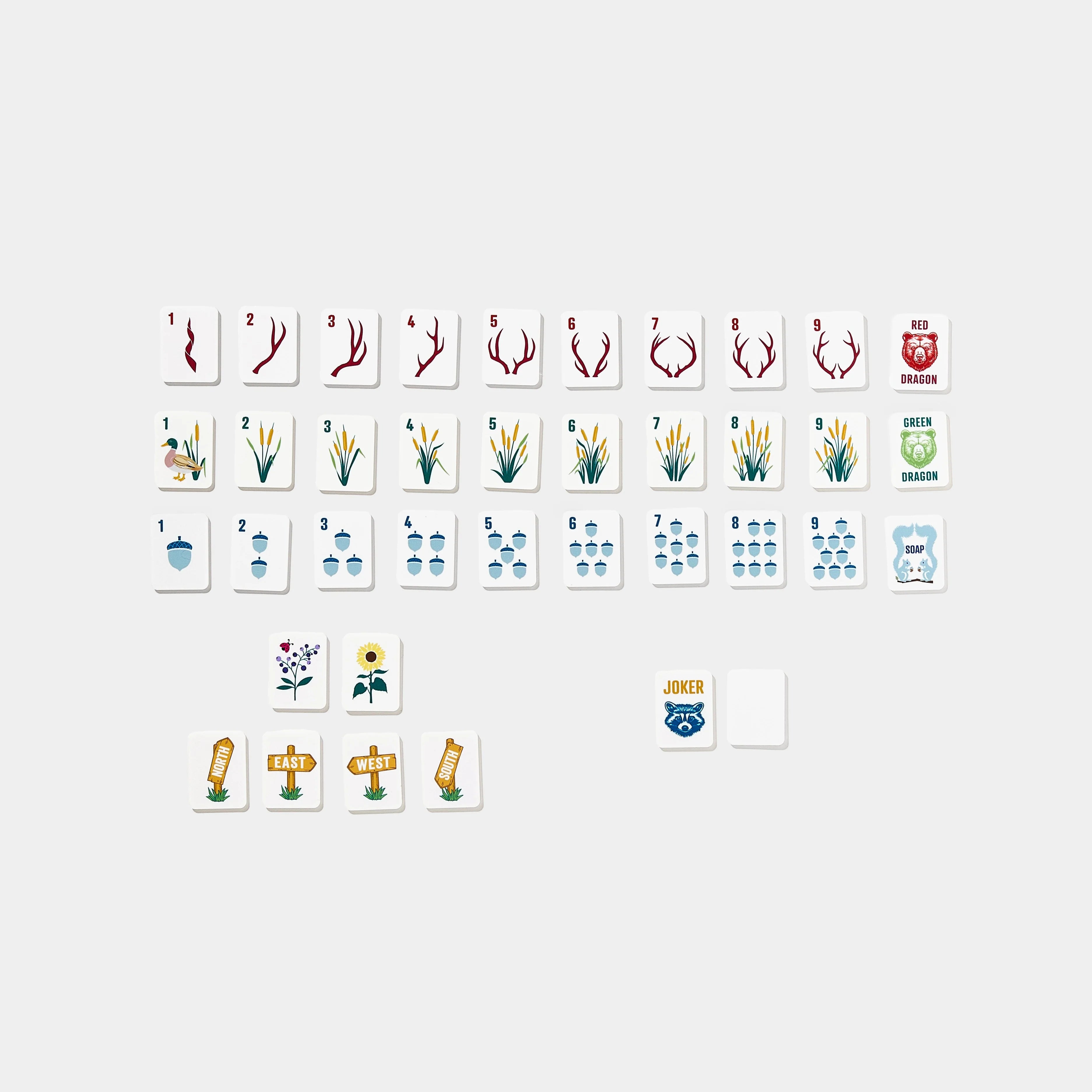 Woodlands Edition Mahjong Set