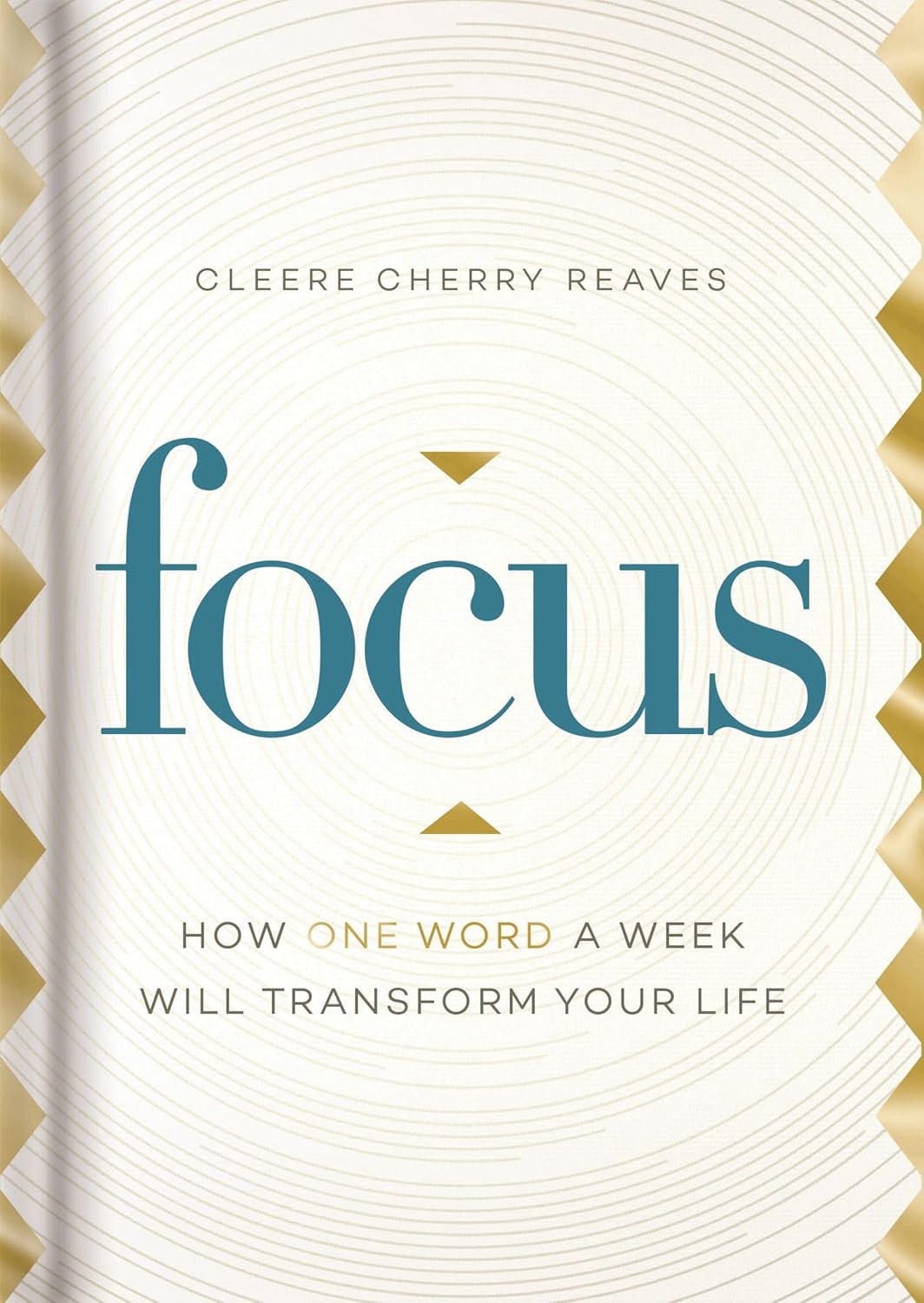 Book cover of 'Focus' by Cleere Cherry Reaves with decorative patterns and text.