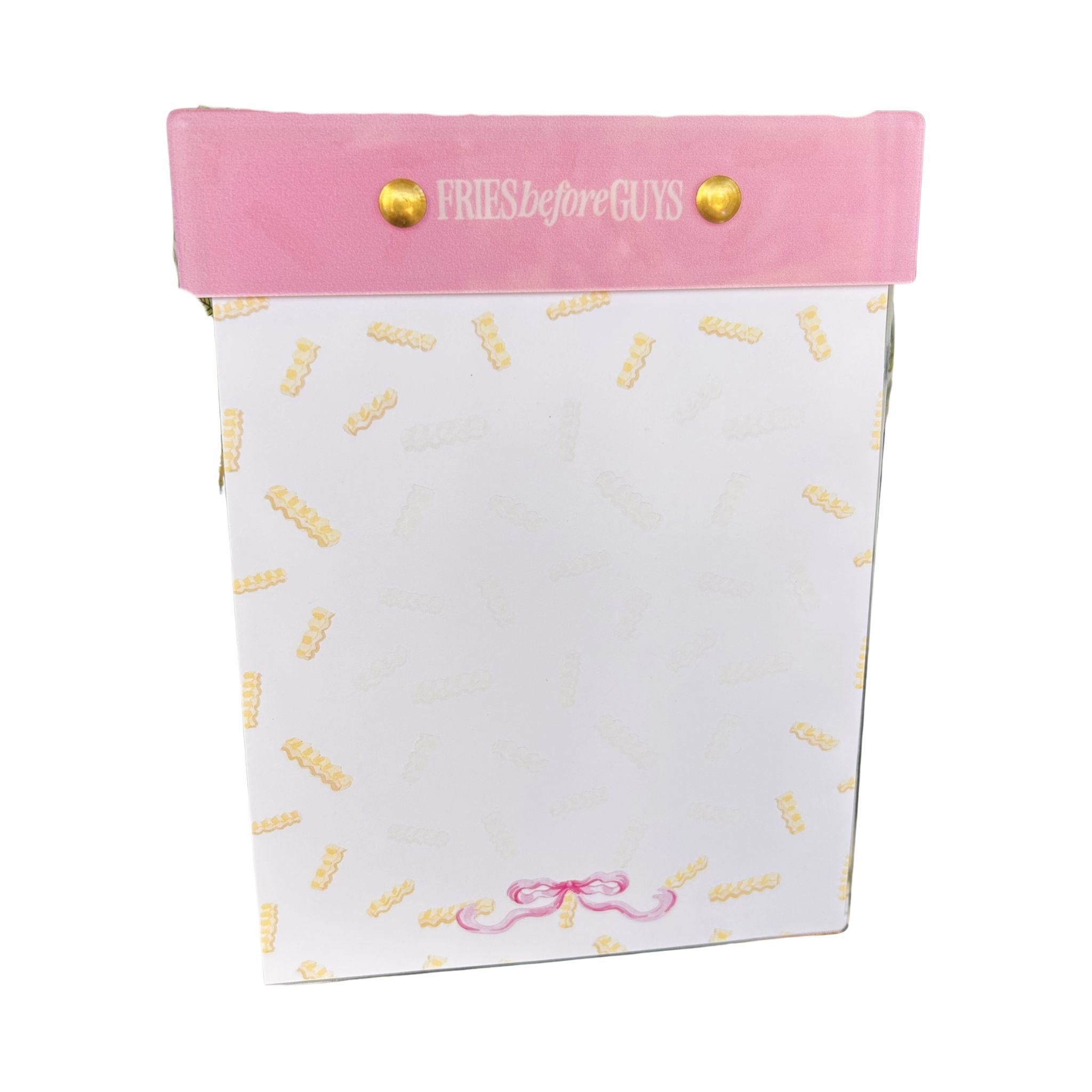Fries Before Guys Small Notepad
