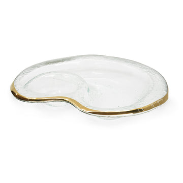 Roman Antique Chip and Dip Bowl