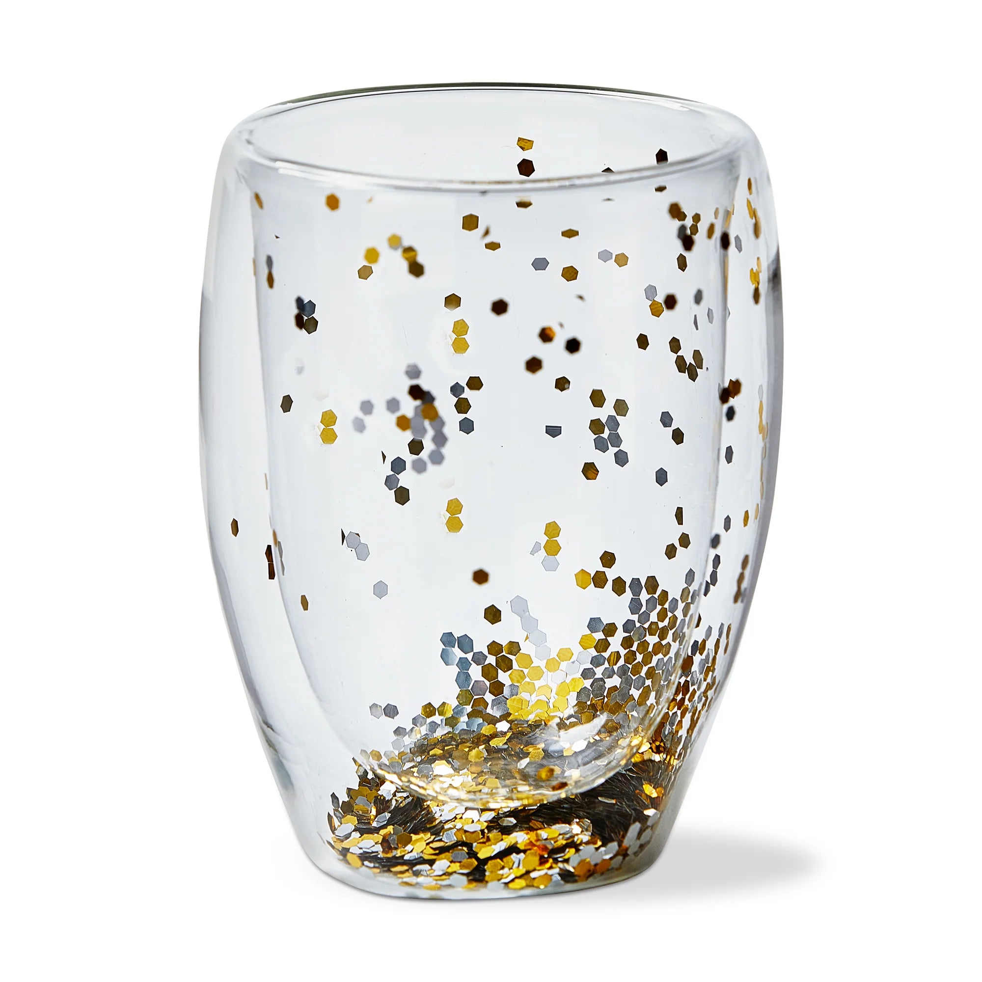 Confetti Double Wall Stemless Wine Glass