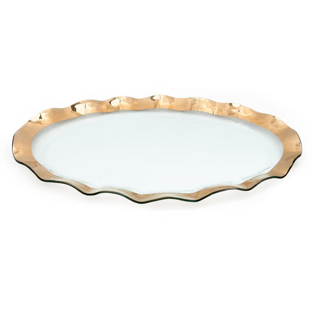 Ruffle Large Oval Platter