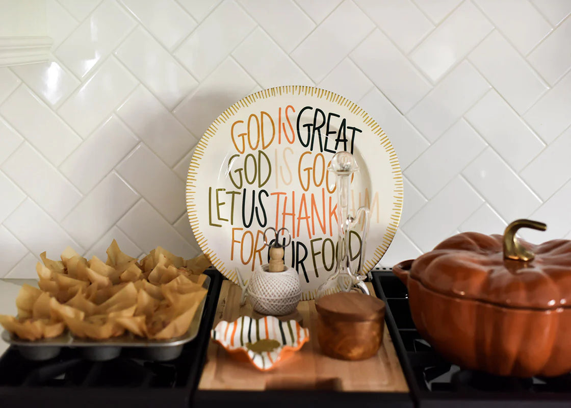 DUSK GOD IS GREAT PLATTER