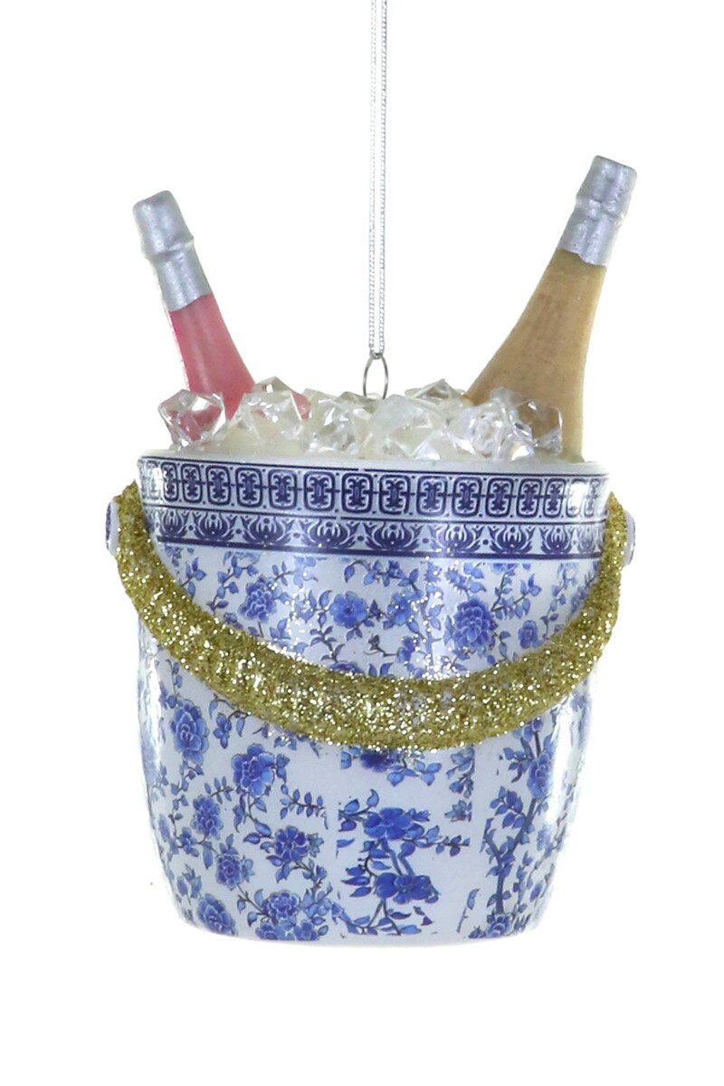 Chinoiserie Champagne Bucket Ornament