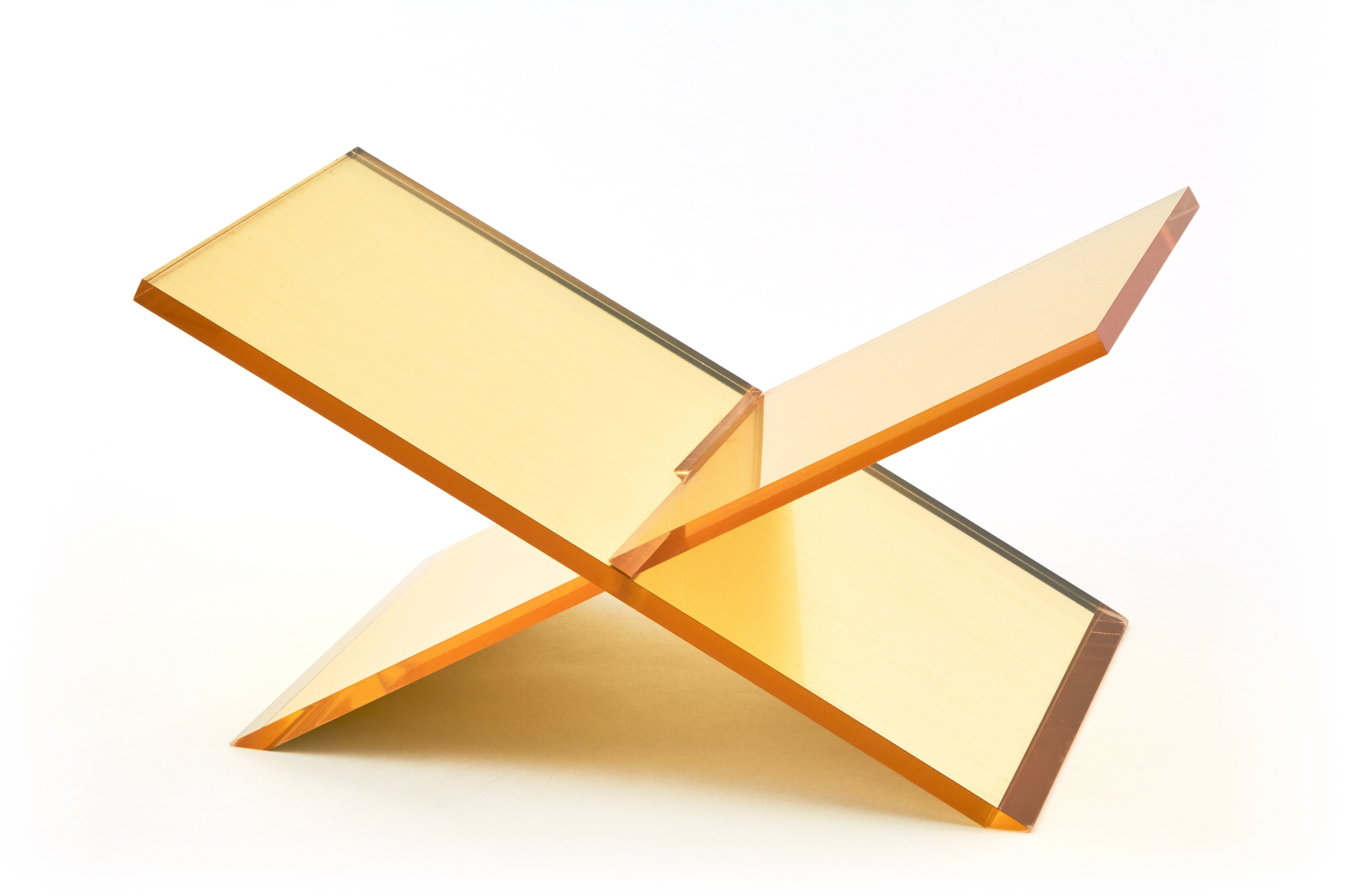 Lucite Book Stand - Gold
