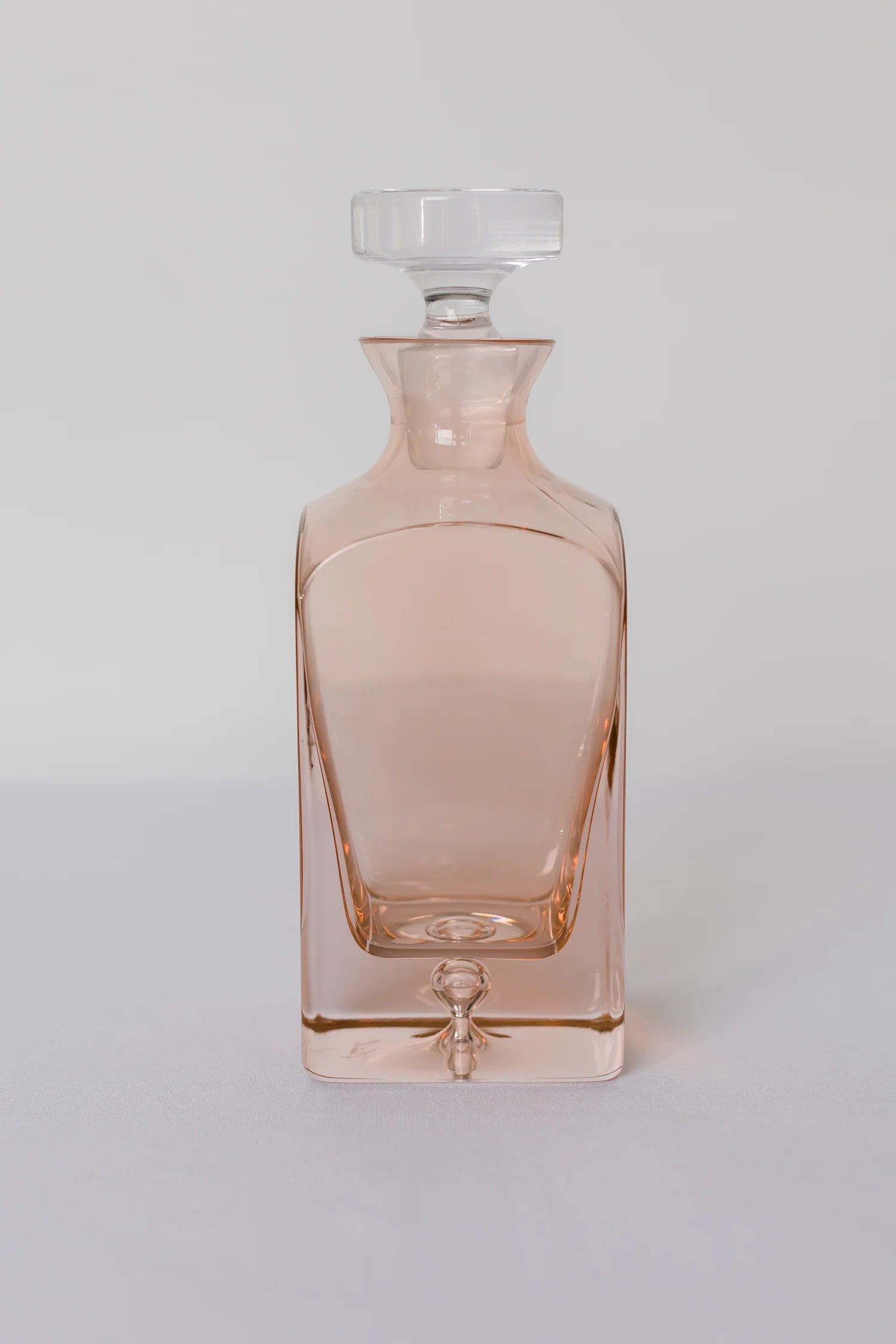 Estelle Colored Decanter-Heritage {Blush Pink}