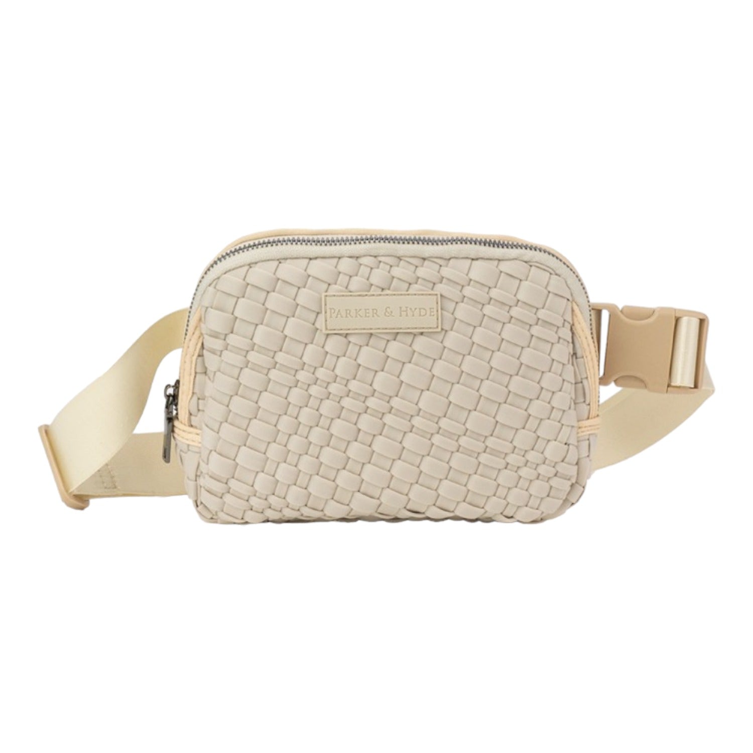 Woven Belt Bag - Bone