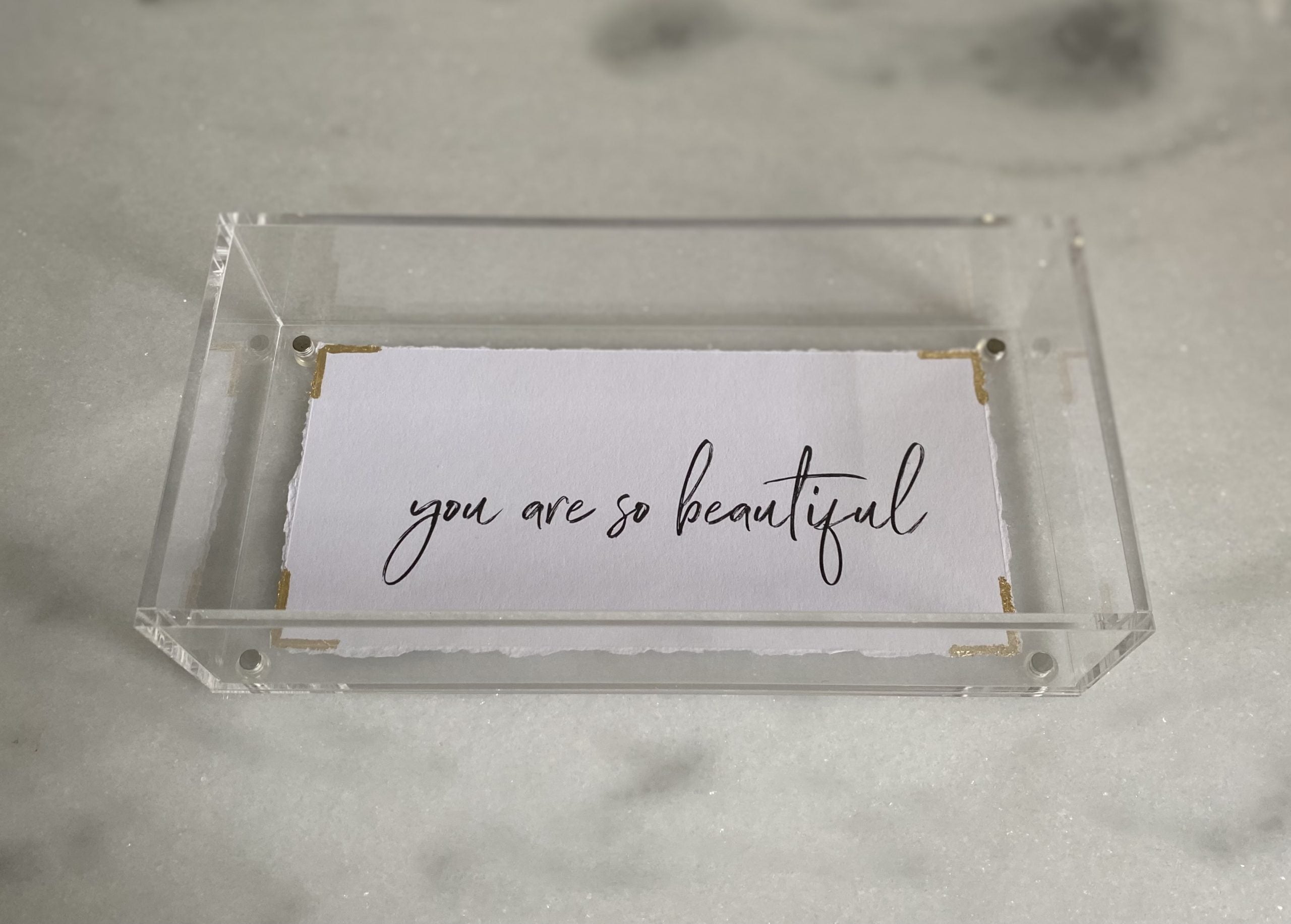 4x8 Vanity Tray - You Are So Beautiful