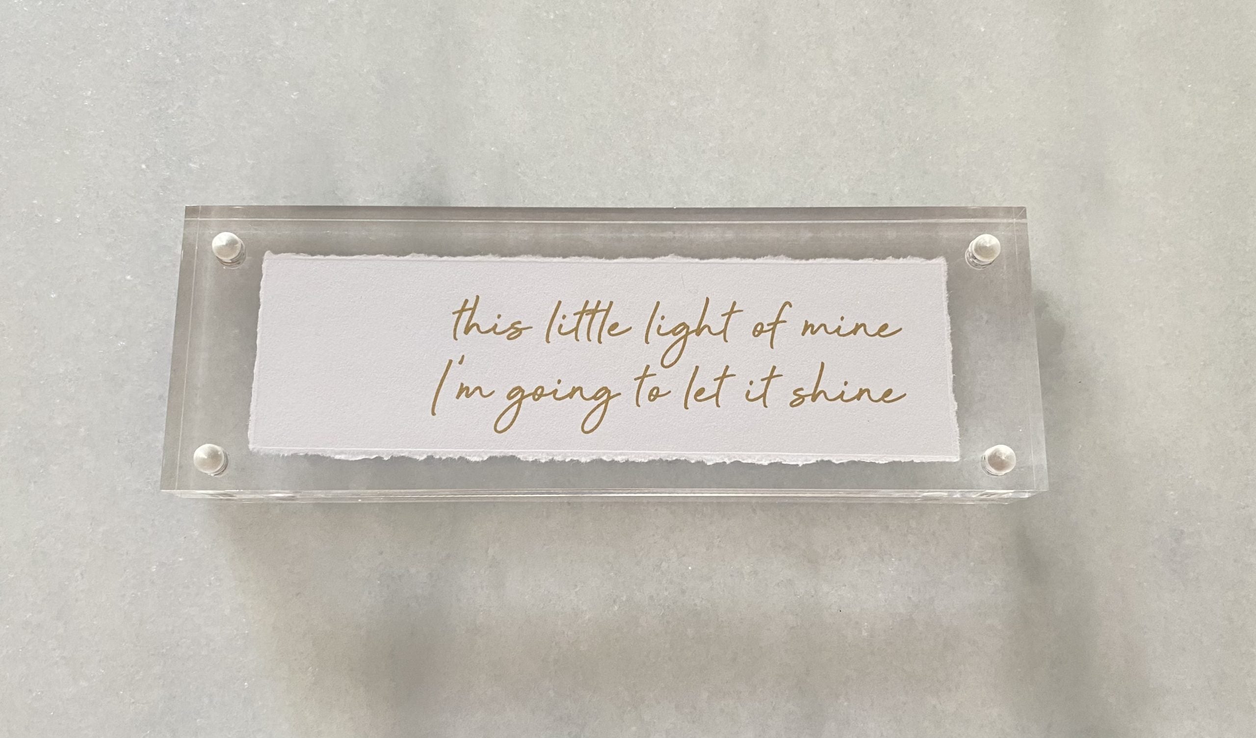 2x6 This Little Light of Mine