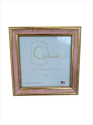 4x4 Pink/Gold Florentine Frame