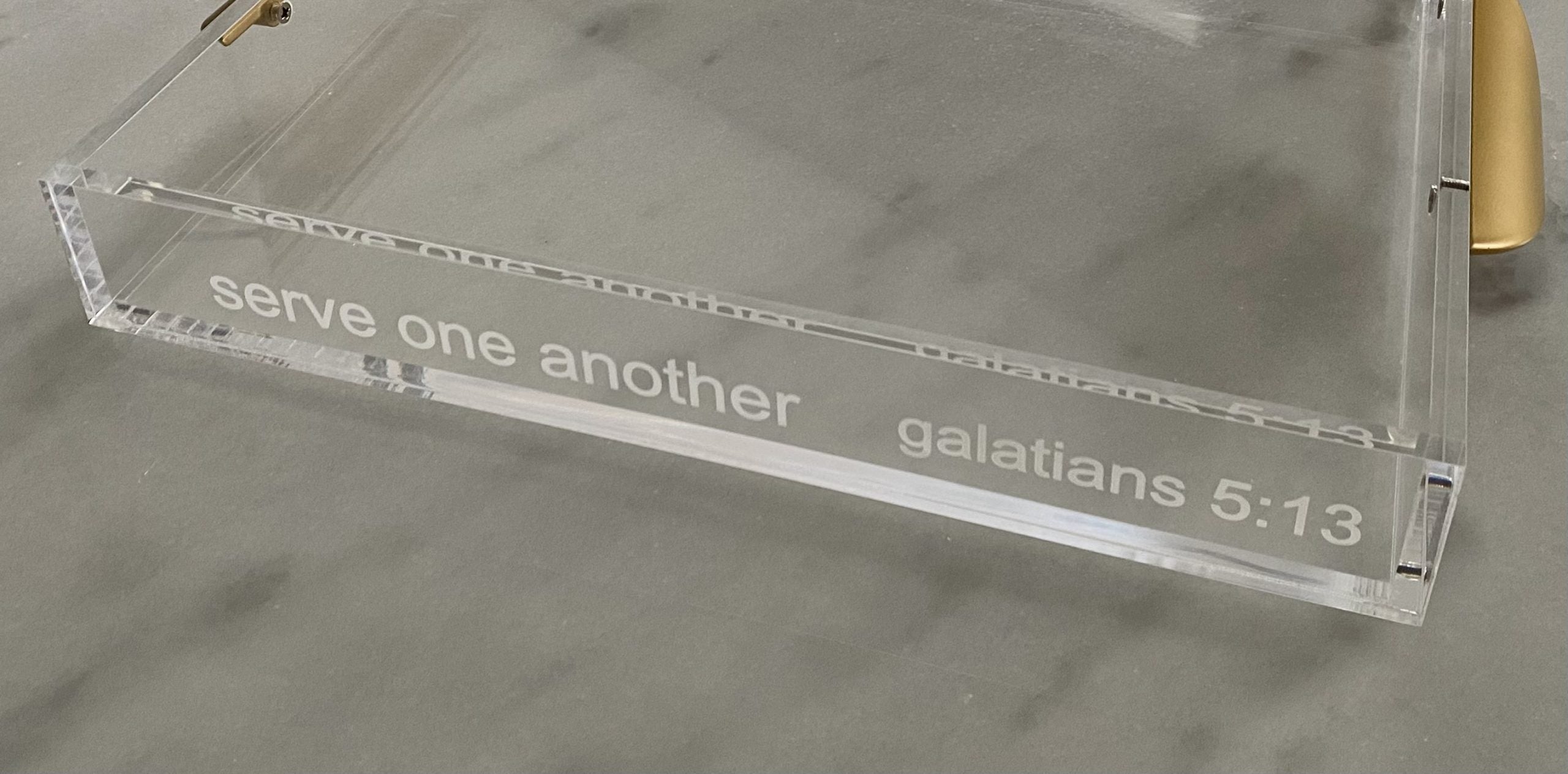 12x14 Serving Tray - Serve One Another