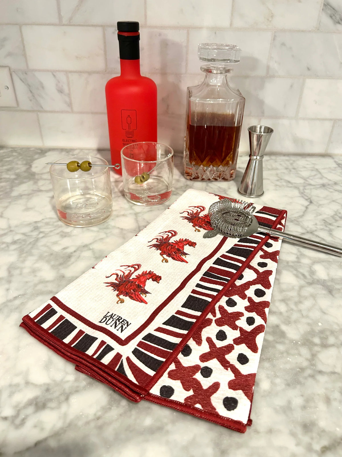 Game Day Gamecock Double-Sided Tea Towel