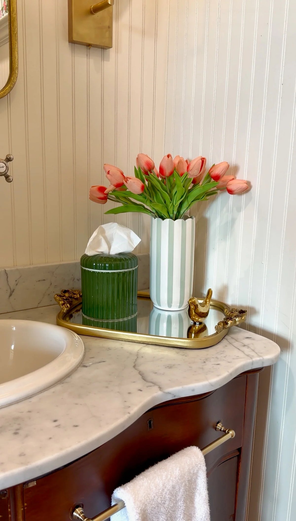Olive Tissue Box