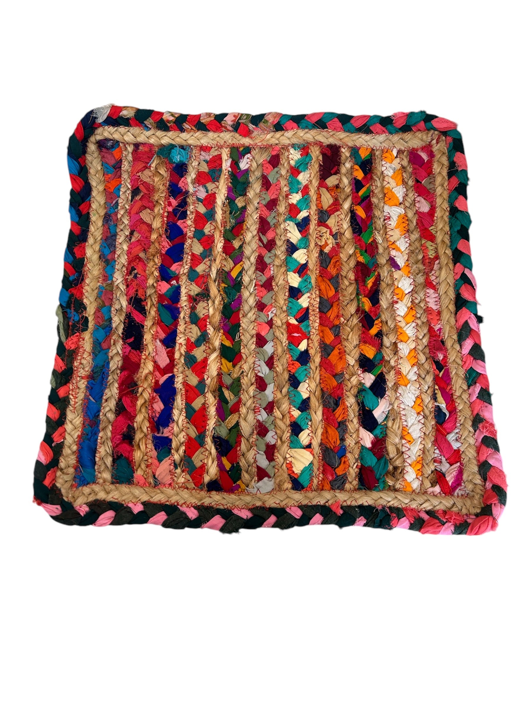 Square Colored Jute Placemat