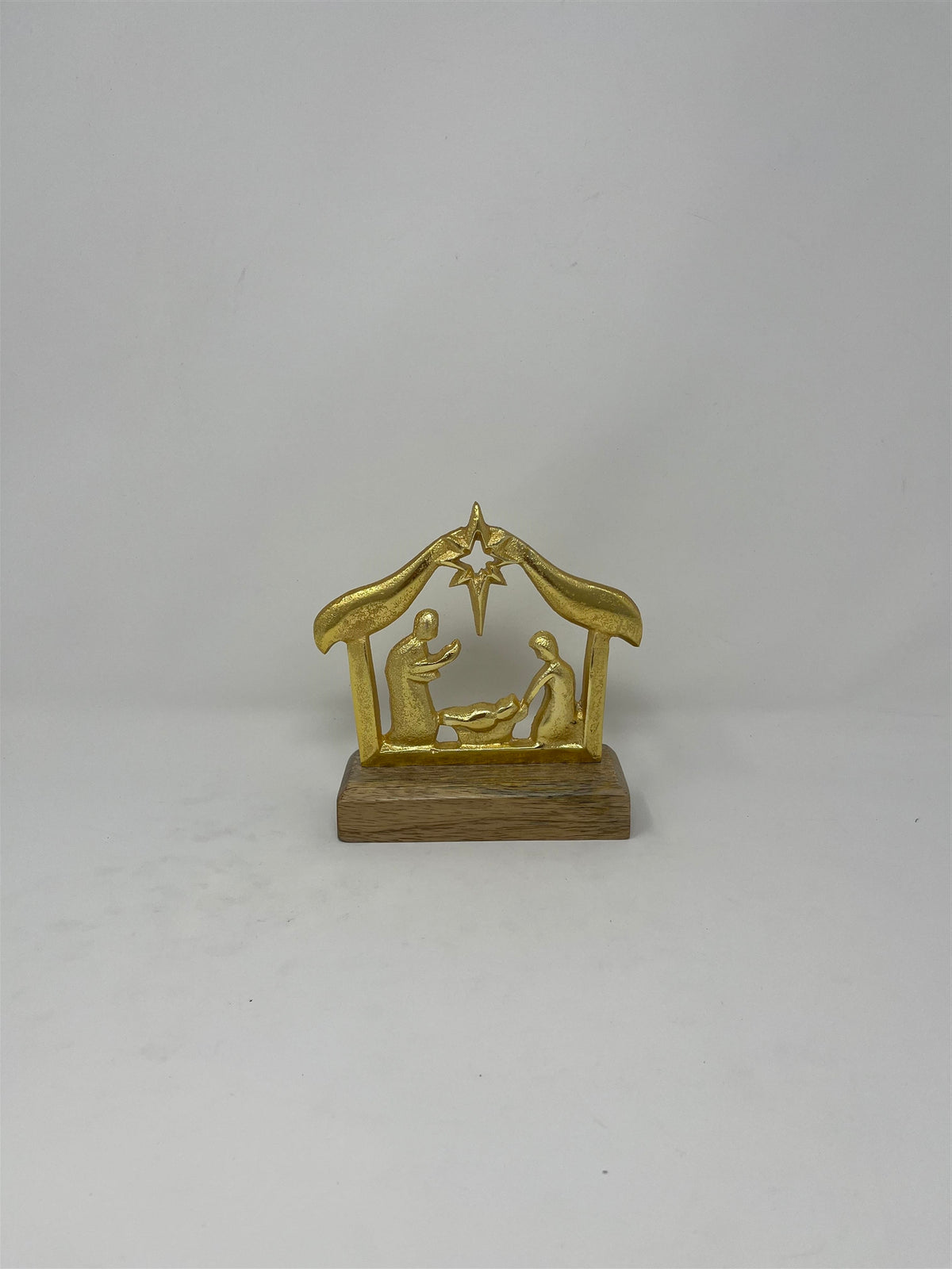 Aluminum Nativity Gold