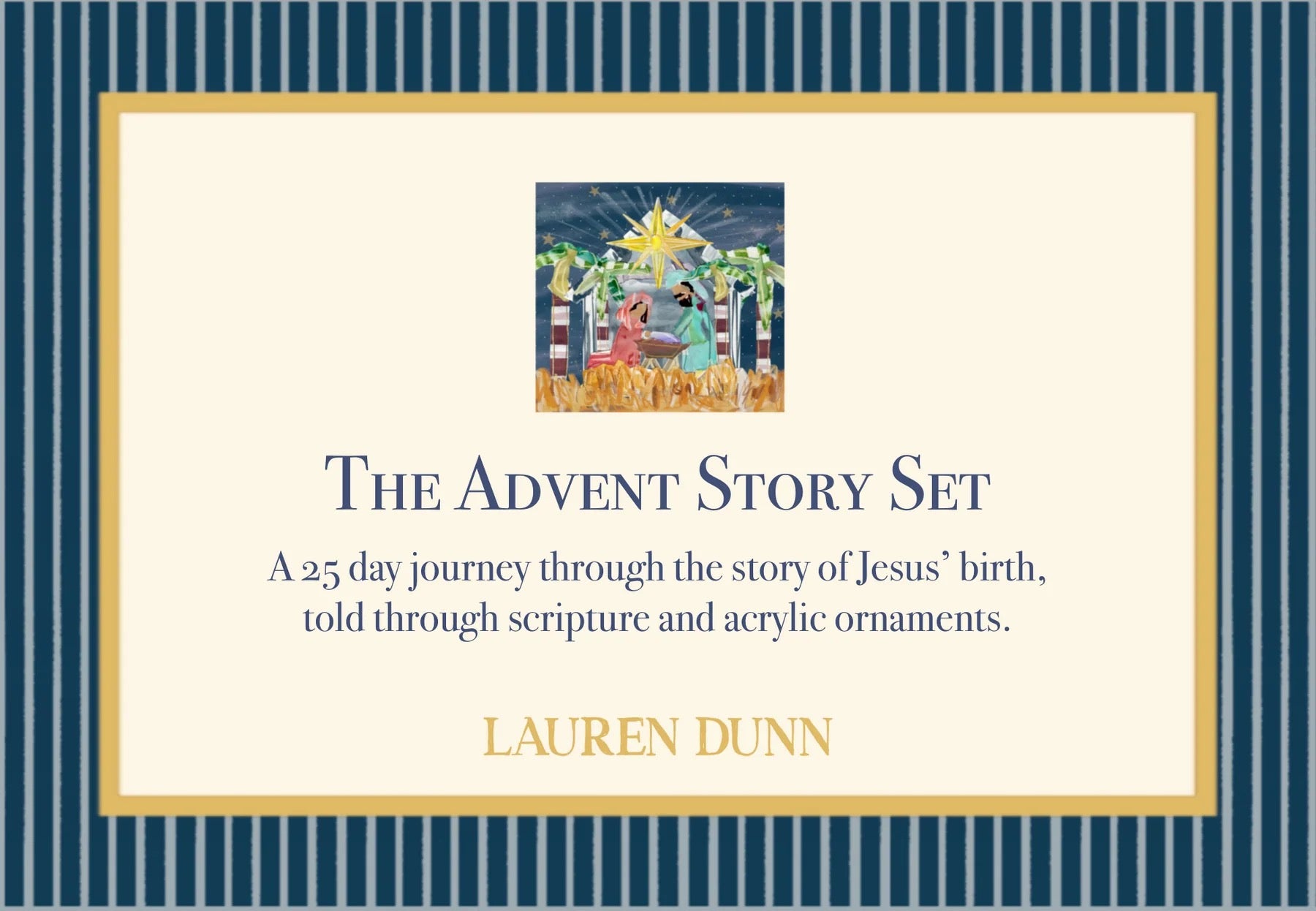 The Advent Story Set + Acrylic Display Tree