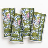 Climbing Dahlia Lavender & Fern Napkins | Set of 4