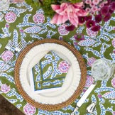 Climbing Dahlia Lavender & Fern Napkins | Set of 4